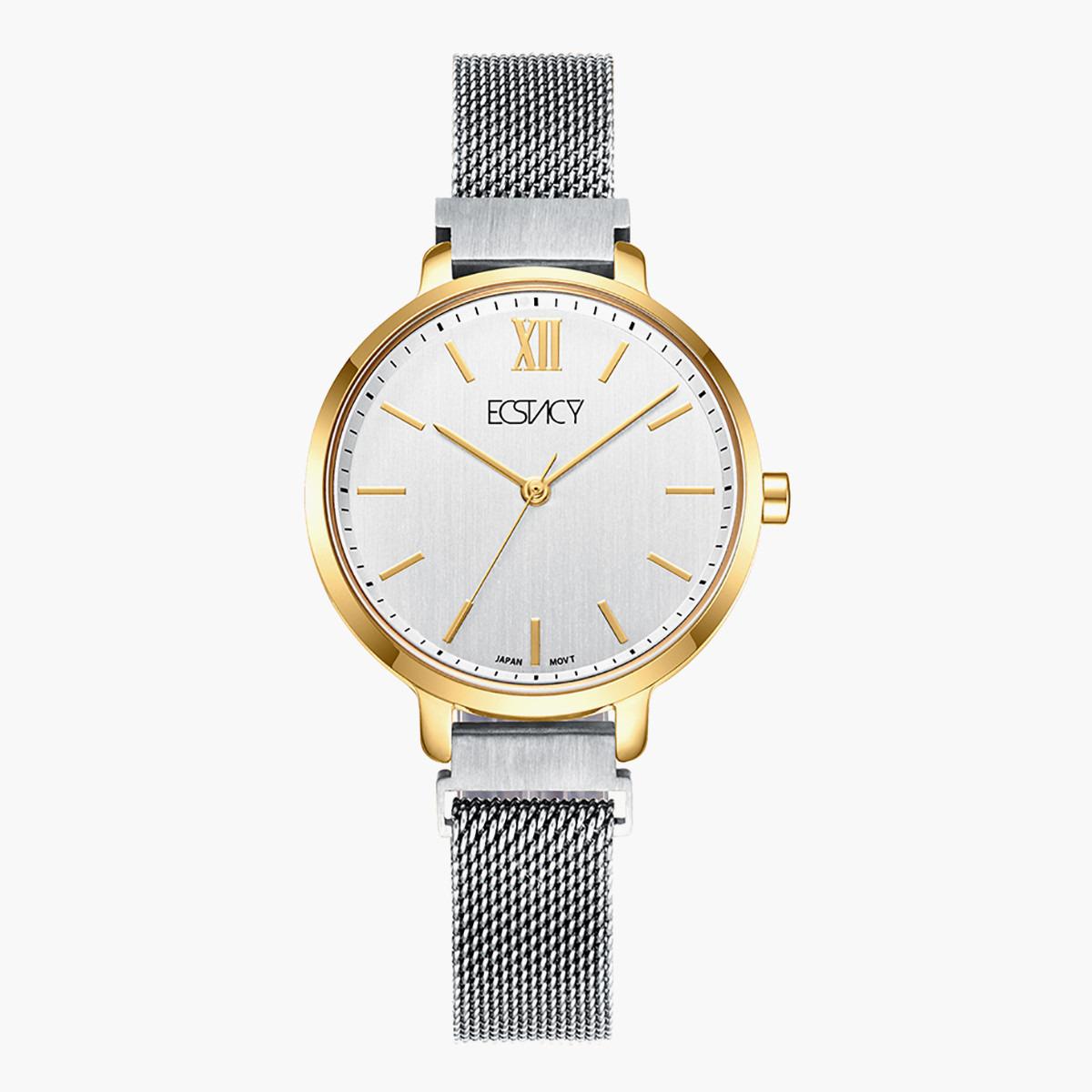 E8518TMTS- راقب حزام شبكة تناظرية بني للنساء اكستازي-women-watchesandjewellery-watches-image-1