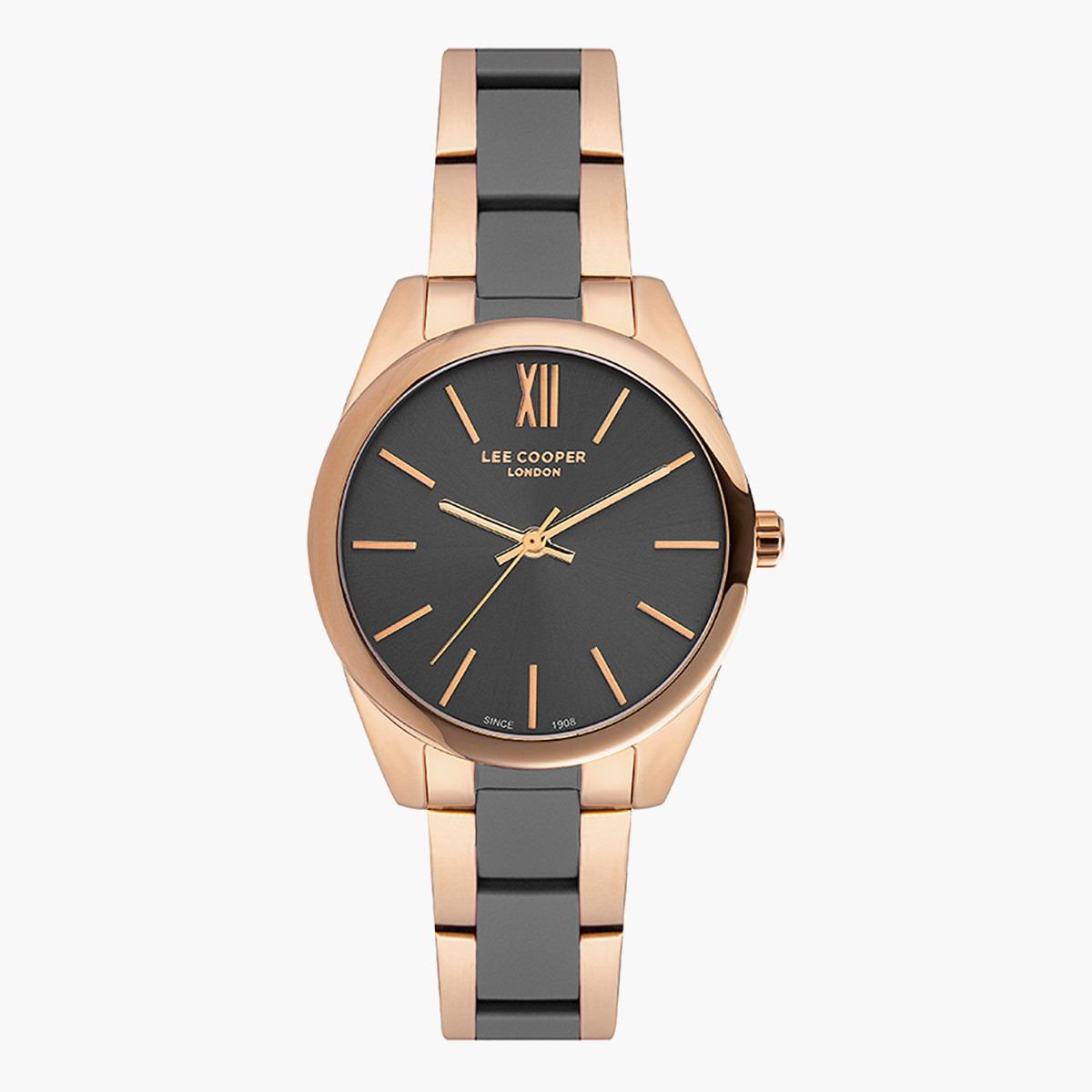 Lee Cooper Women's Grey Analog Metal Strap Watch -LC07139.460-women-watchesandjewellery-watches-image-1