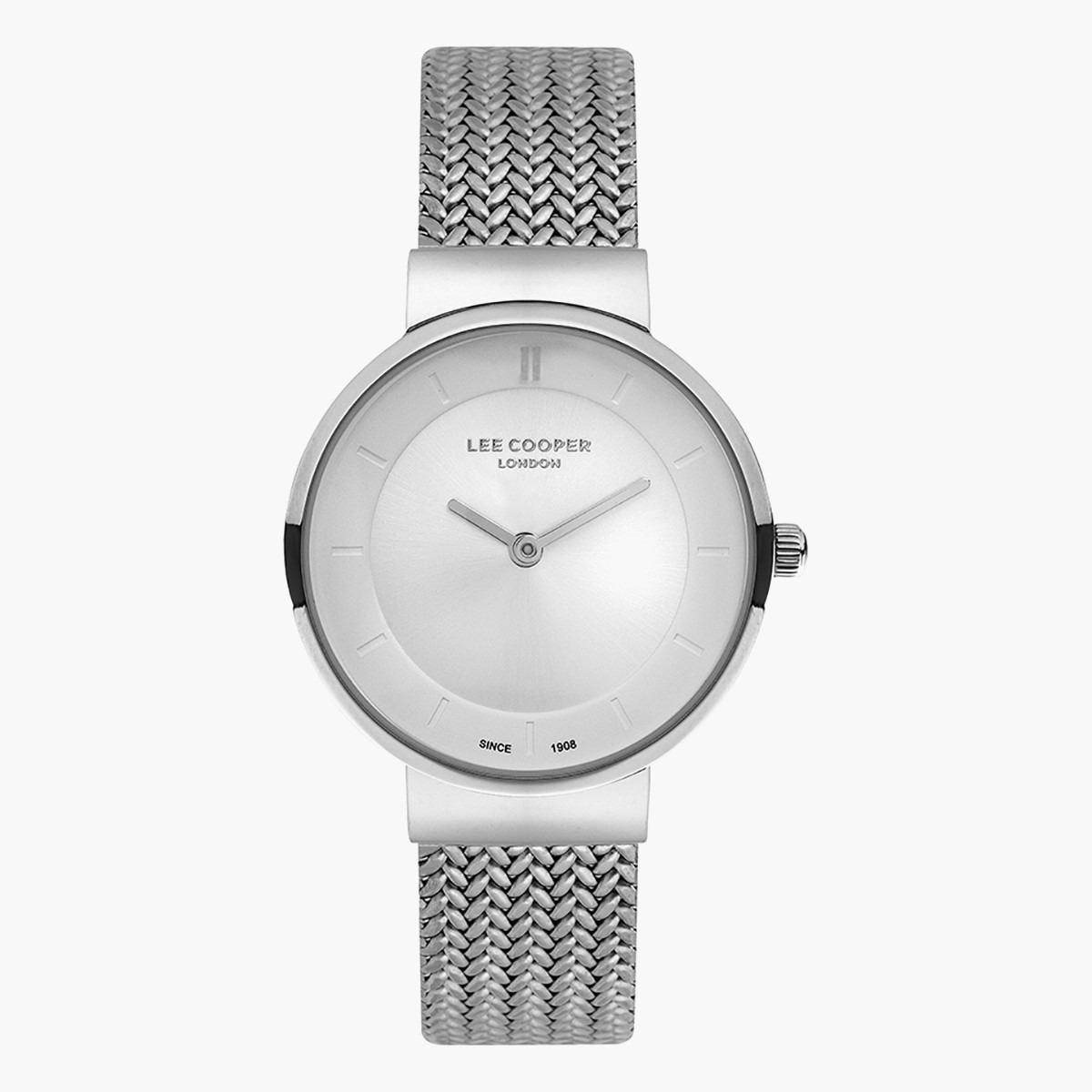 LC07143.330- راقب حزام شبكة تناظرية بني للنساء لي كوبر-women-watchesandjewellery-watches-image-1