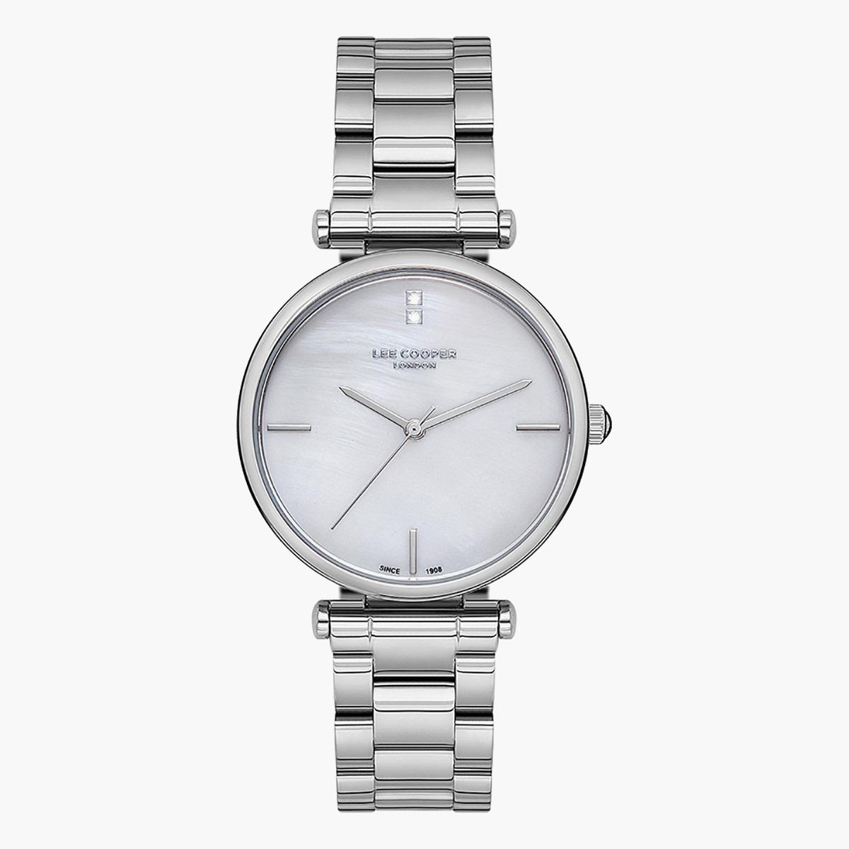 LC07148.320- راقب حزام معدن تناظرية بني للنساء لي كوبر-women-watchesandjewellery-watches-image-1