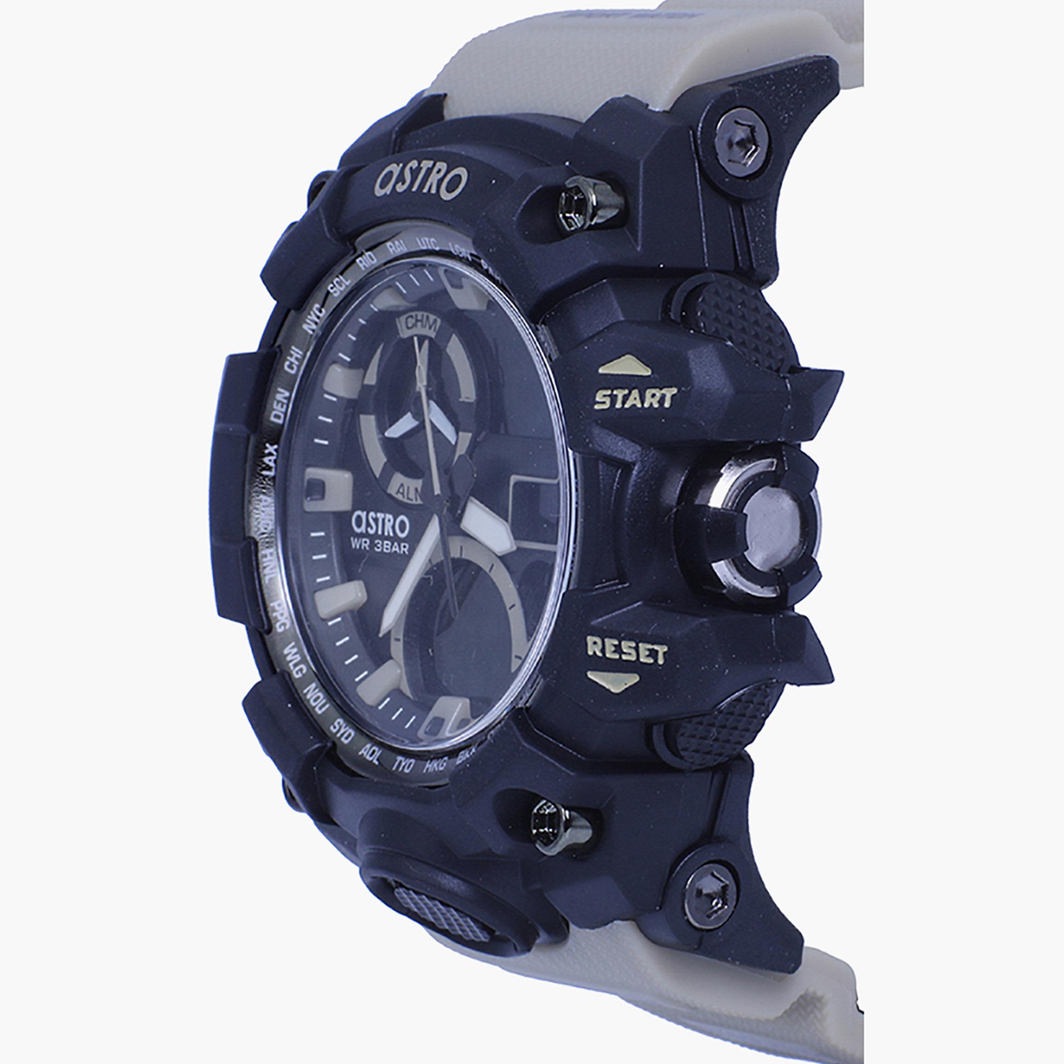 Astro Kids PU Orange Strap Analog/Digital Watch - A20808-girls-accessories-watches-image-2