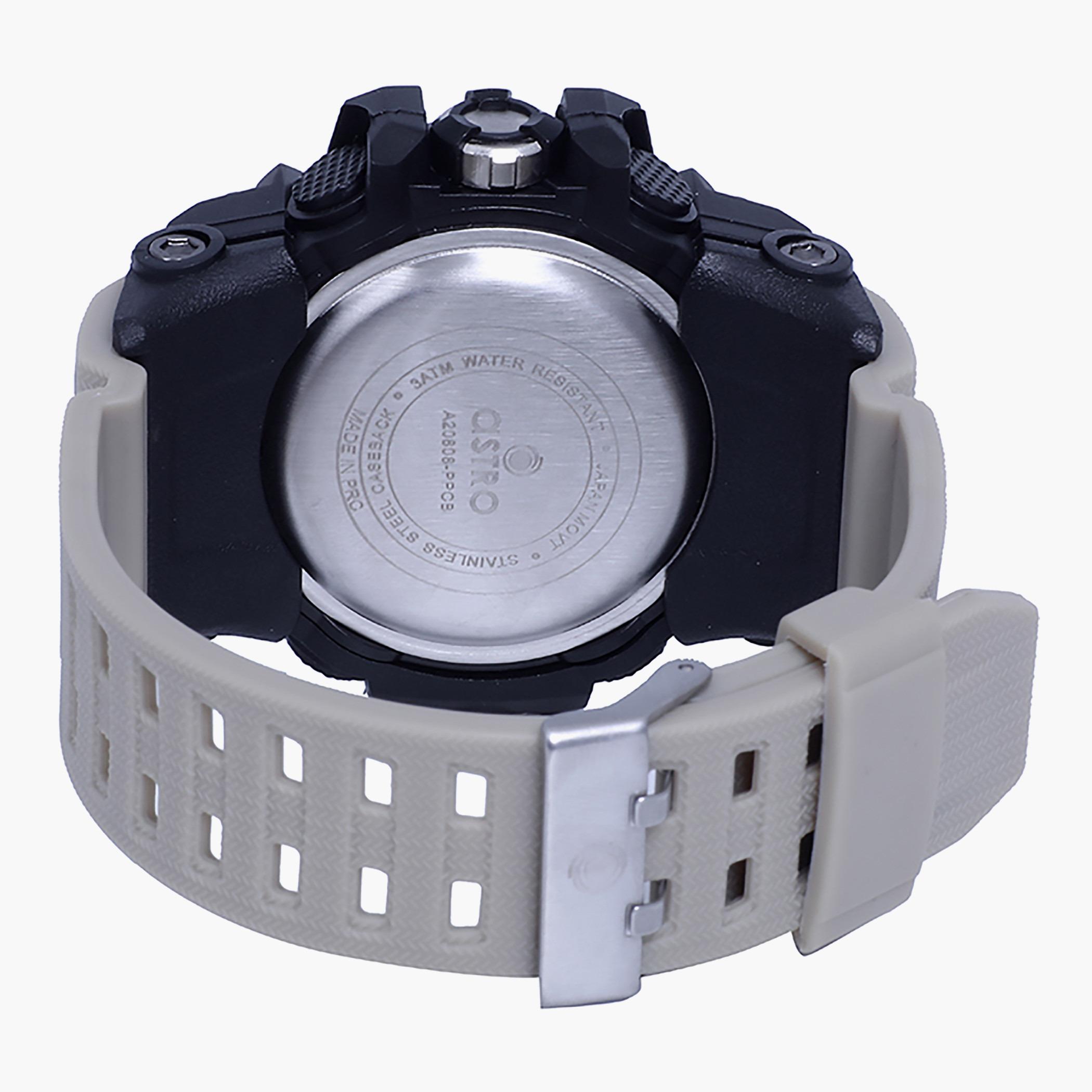 ساعة استرو كيدز PU بسوار برتقالي انالوج/رقمي - A20808-girls-accessories-watches-image-3