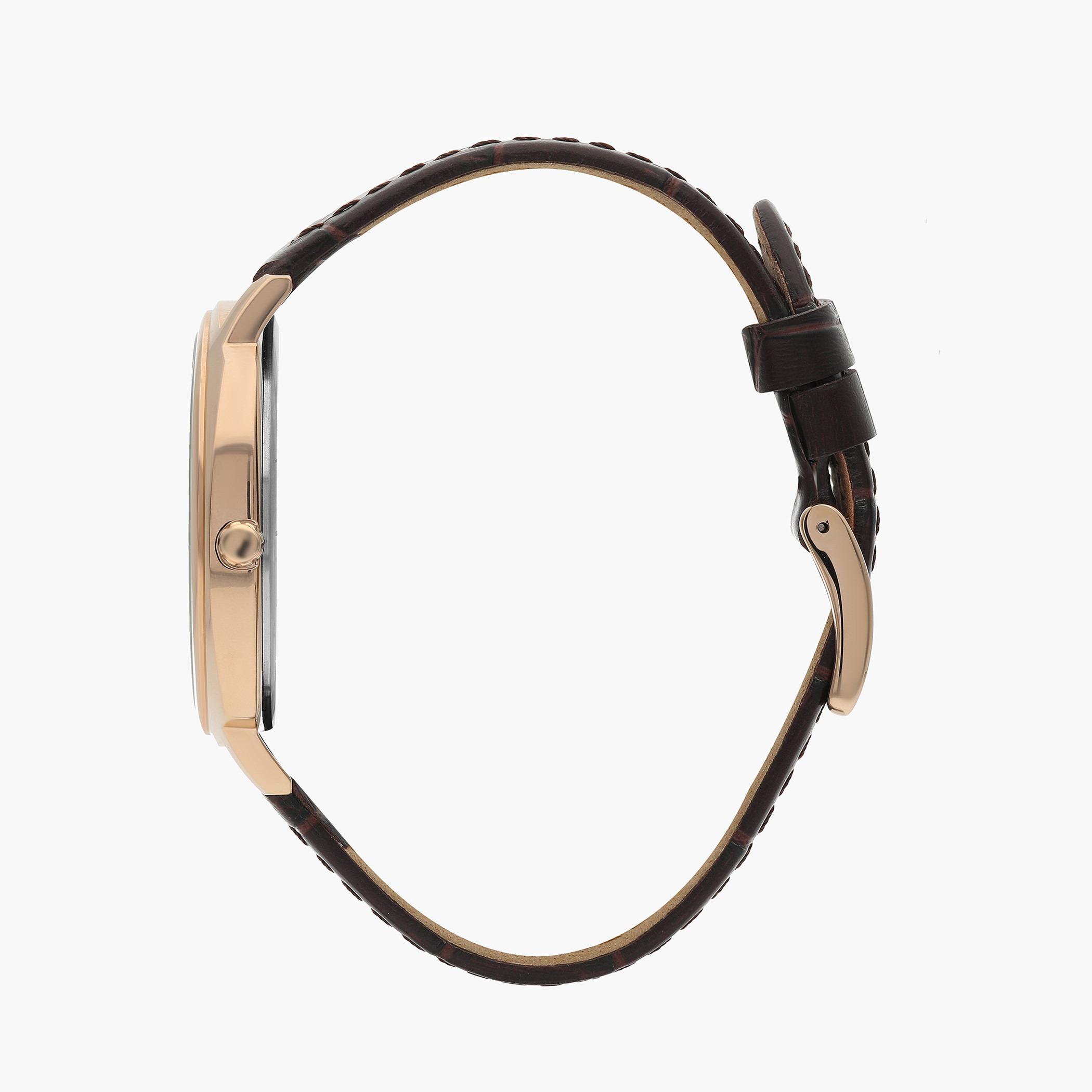 ساعة بيفرلي هيلز بولو كلوب للرجال بسوار جلد بني انالوج - BP3022X.492-men-watchesandjewellery-watches-image-2