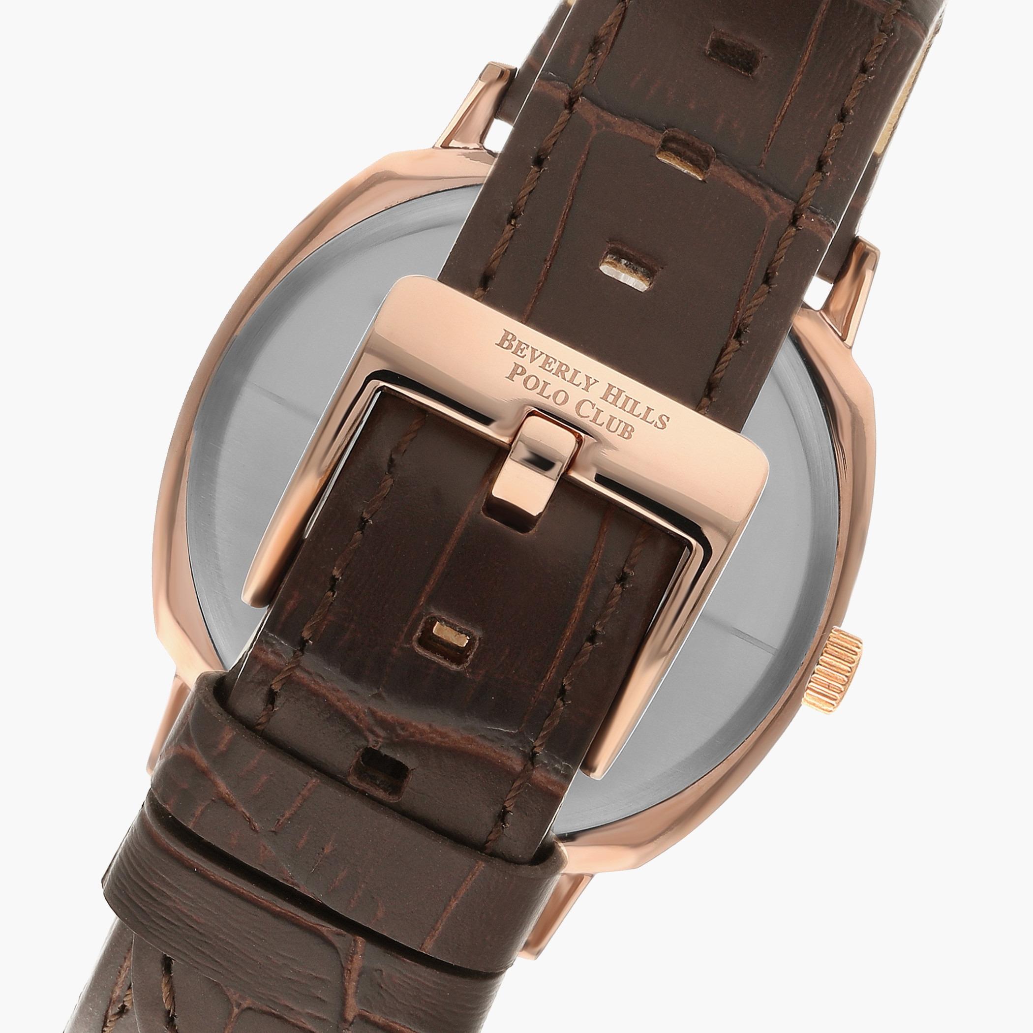 Beverly Hills Polo Club Men Leather Brown Strap Analog Watch - BP3022X.492-men-watchesandjewellery-watches-image-3