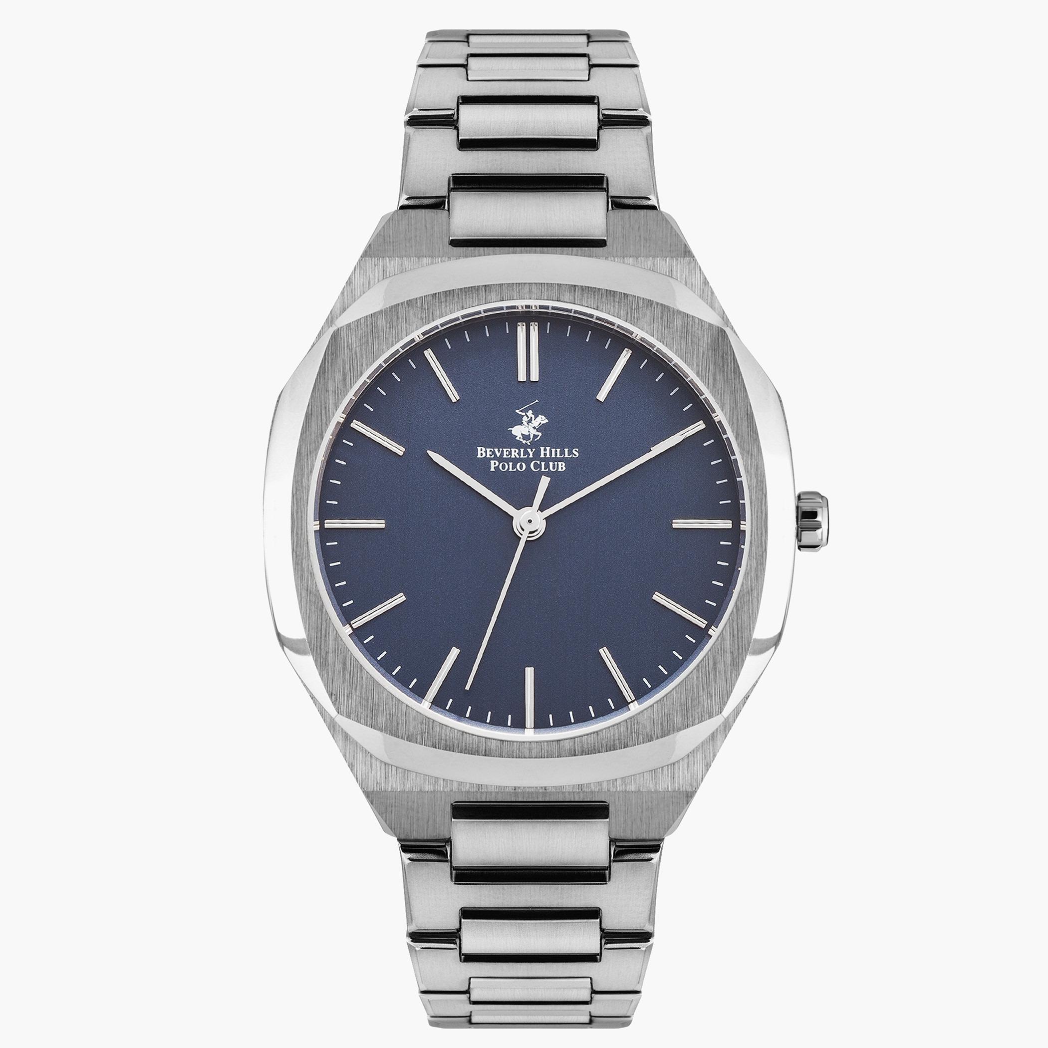 ساعة بيفرلي هيلز بولو كلوب من انالوج للرجال بسوار معدني فضي - BP3023X.390-men-watchesandjewellery-watches-image-1