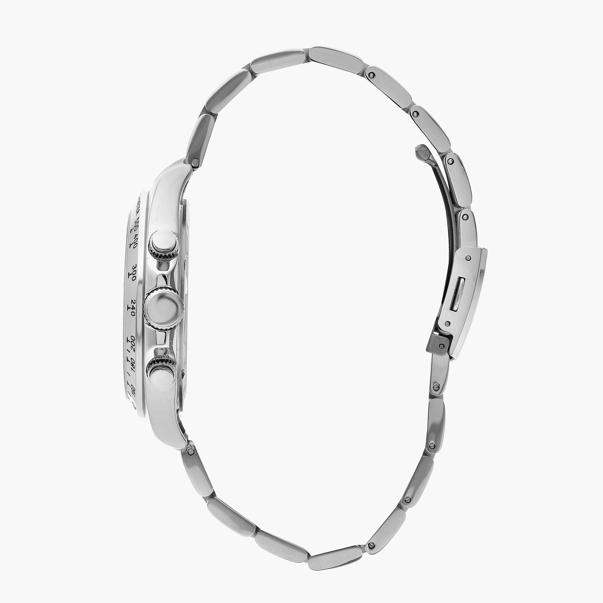 Beverly Hills Polo Club Men Silver Metal Strap Chronograph Watch - BP3127X.390-men-watchesandjewellery-watches-image-2