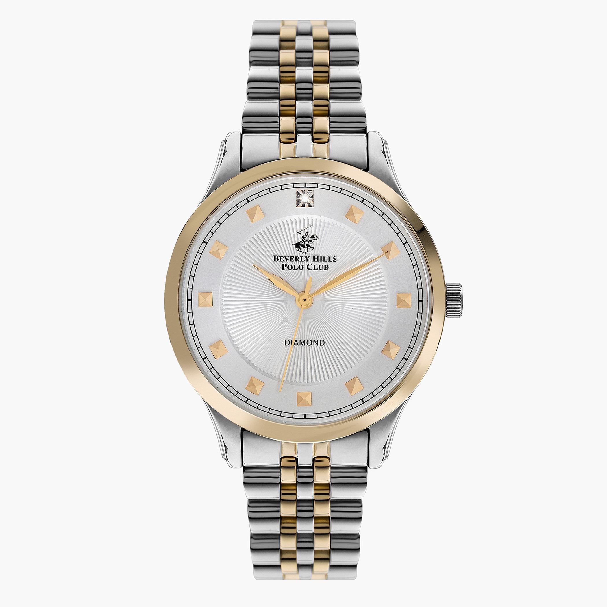 Beverly Hills Polo Club Women Metal Silver & Gold Strap Analog Watch - BP3196C.230-women-watchesandjewellery-watches-image-1