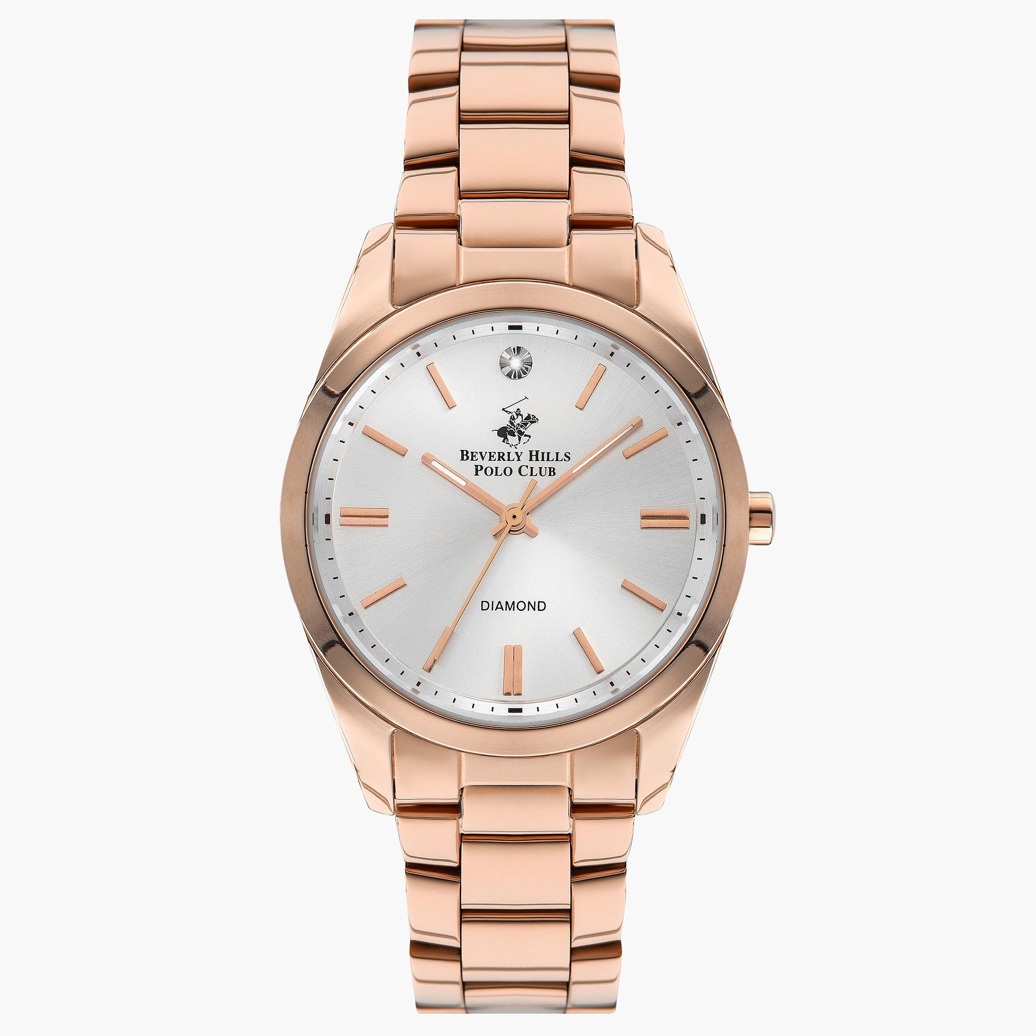 Beverly Hills Polo Club Women Metal Rose Gold Strap Analog Watch - BP3200C.430-women-watchesandjewellery-watches-image-1