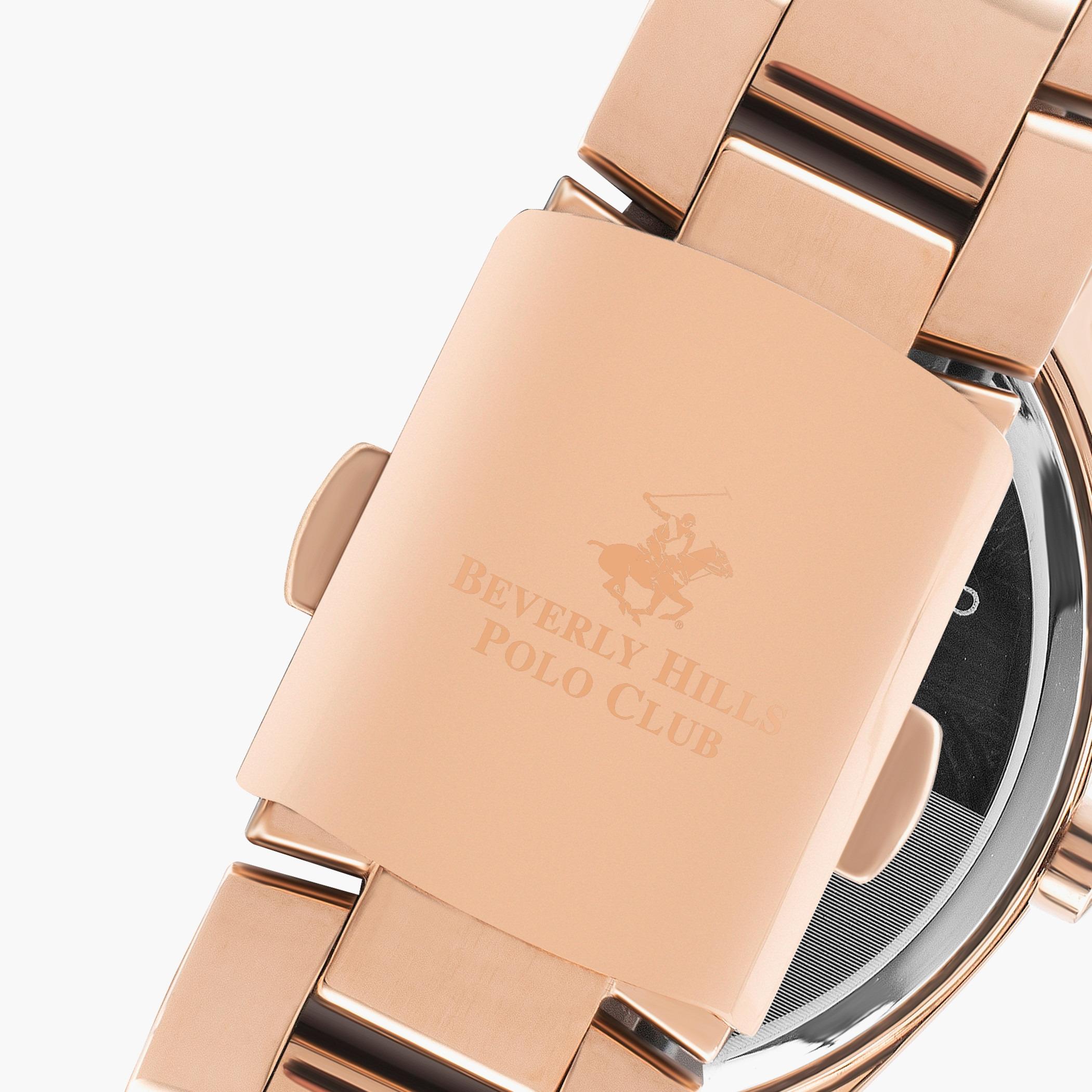 ساعة بيفرلي هيلز بولو كلوب للنساء بسوار معدني ذهبي وردي - BP3200C.430-women-watchesandjewellery-watches-image-3