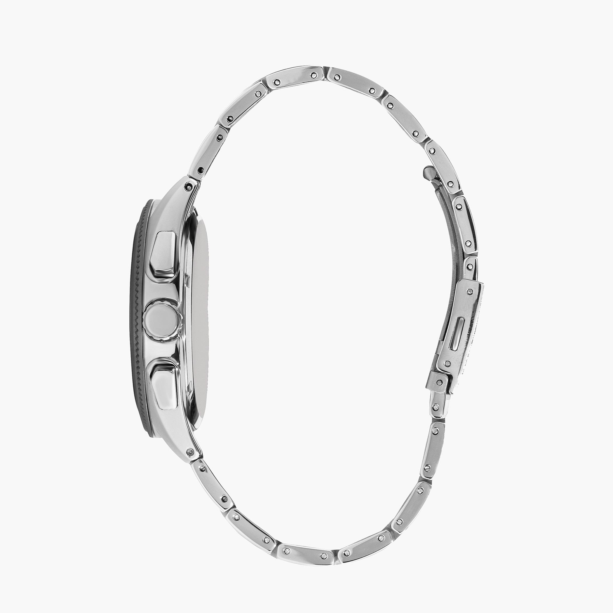 Beverly Hills Polo Club Men Metal Silver Strap Chronograph Watch - BP3213X.360-men-watchesandjewellery-watches-image-2