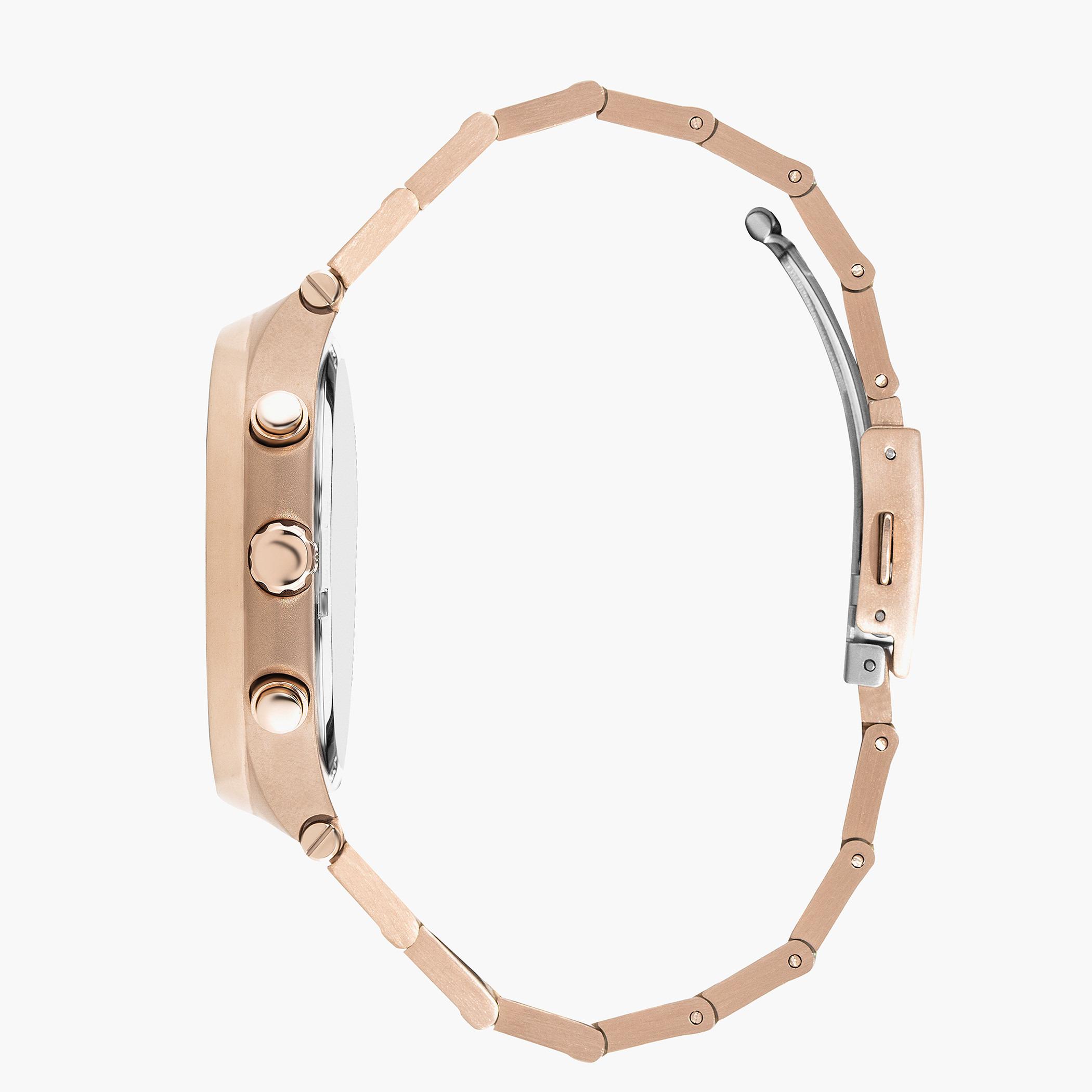 ساعة بيفرلي هيلز بولو كلوب للرجال بسوار جلدي ذهبي وردي مع كرونوغراف - BP3216X.470-men-watchesandjewellery-watches-image-2