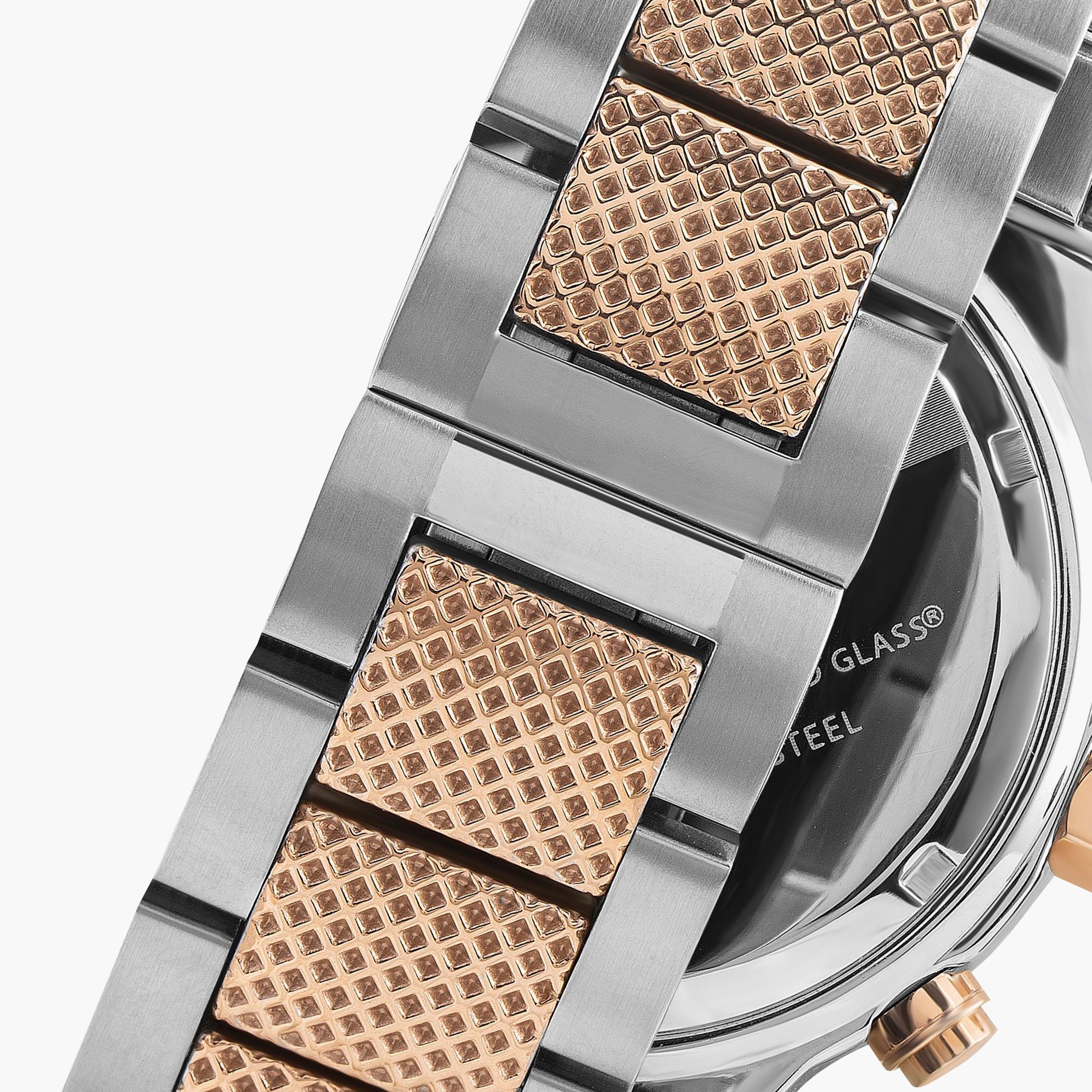 Beverly Hills Polo Club Men Metal Silver & Rose Gold Strap Chronograph Watch - BP3217X.560-men-watchesandjewellery-watches-image-3