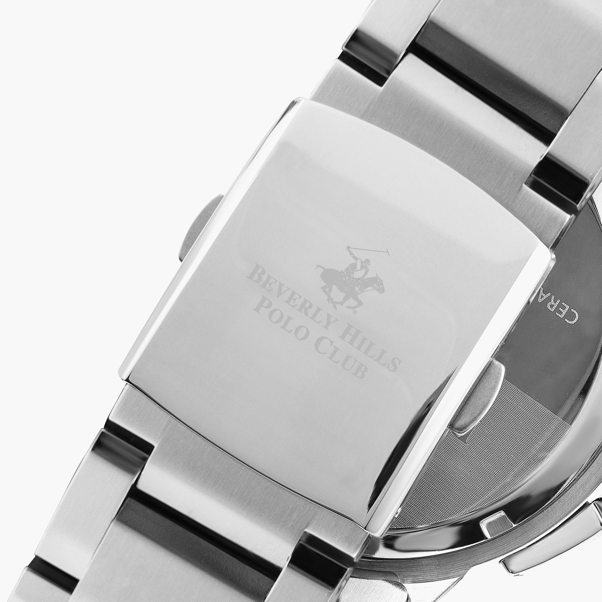 ساعة بيفرلي هيلز بولو كلوب للرجال بسوار معدني فضي كرونوغراف - BP3220X.350-men-watchesandjewellery-watches-image-3