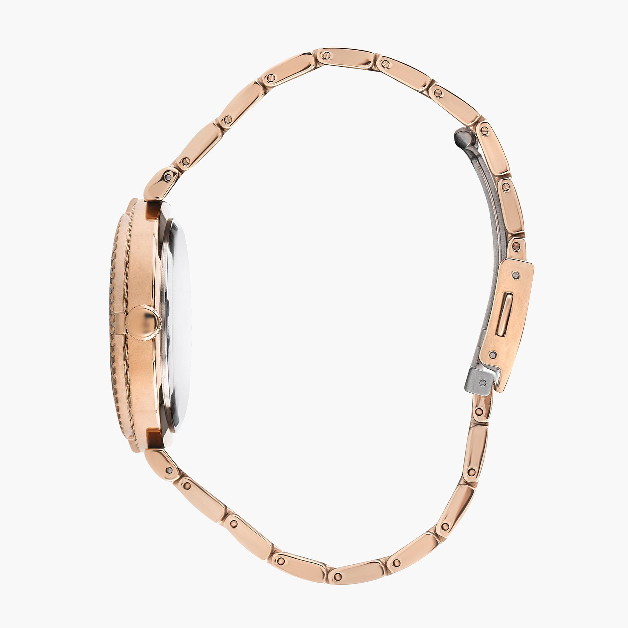 ساعة بيفرلي هيلز بولو كلوب للنساء بسوار معدني ذهبي وردي - BP3222X.420-women-watchesandjewellery-watches-image-2