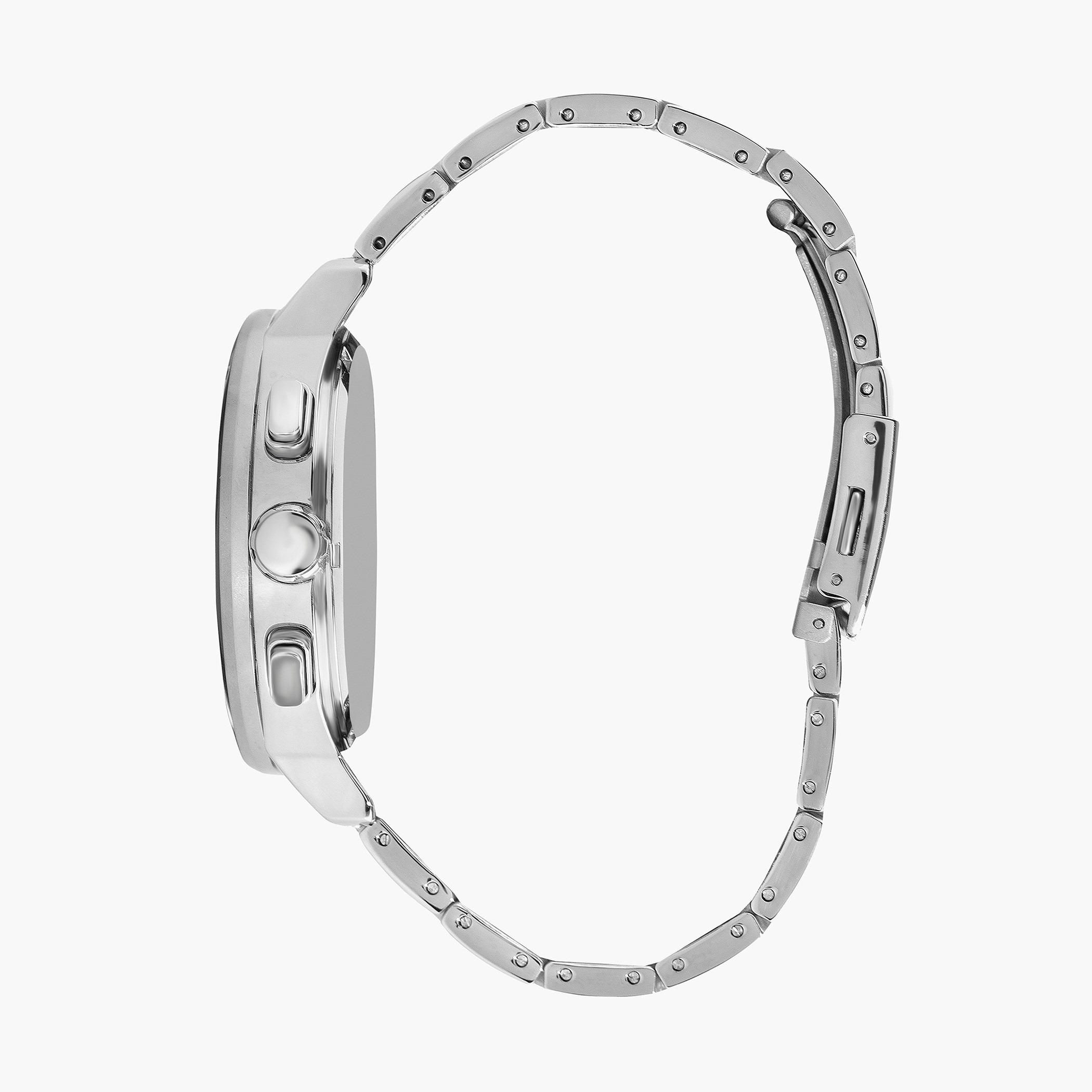 Beverly Hills Polo Club Men Metal Silver Strap Chronograph Watch - BP3223X.390-men-watchesandjewellery-watches-image-2