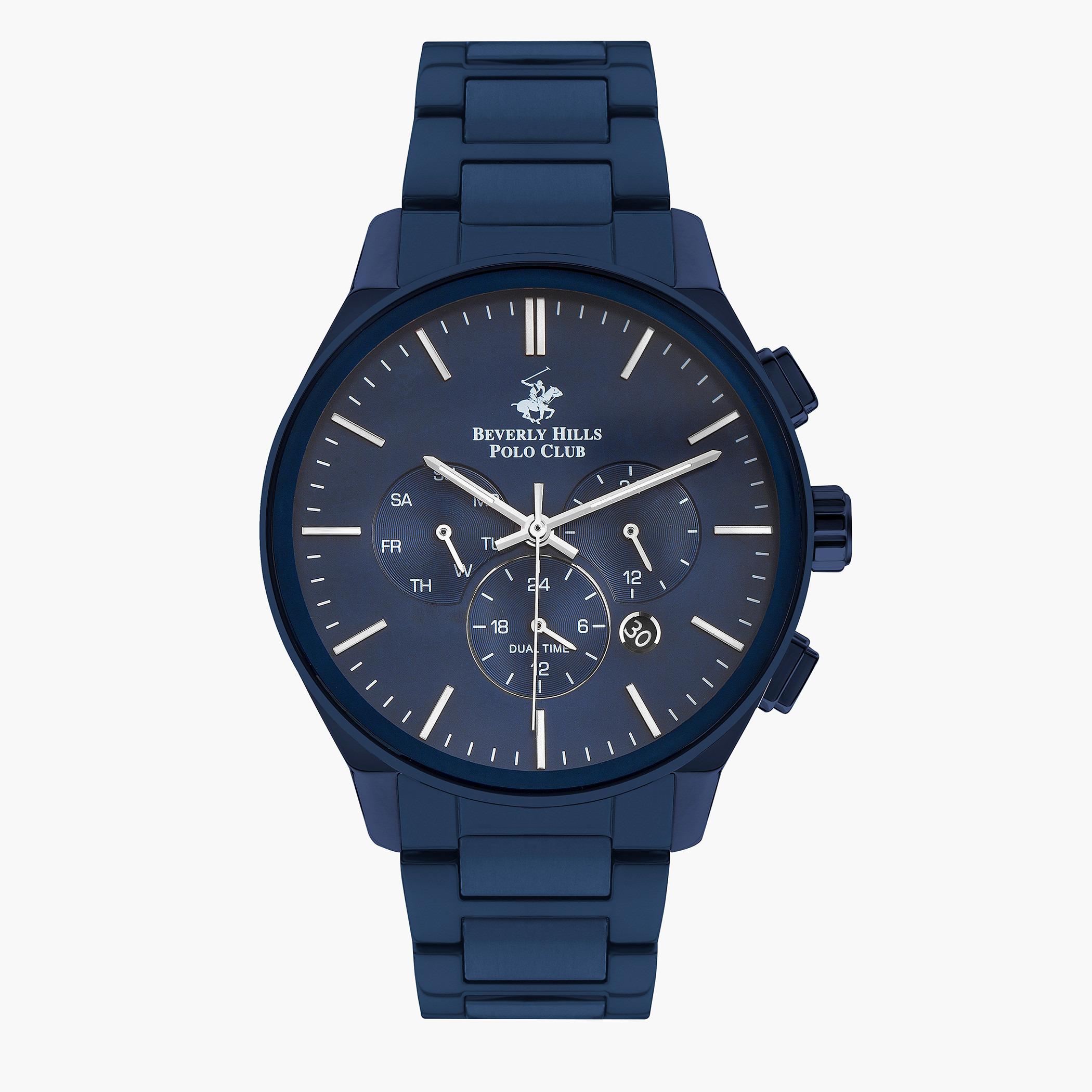 ساعة بيفرلي هيلز بولو كلوب كرونوغراف بسوار معدني للرجال - BP3223X.990-men-watchesandjewellery-watches-image-1