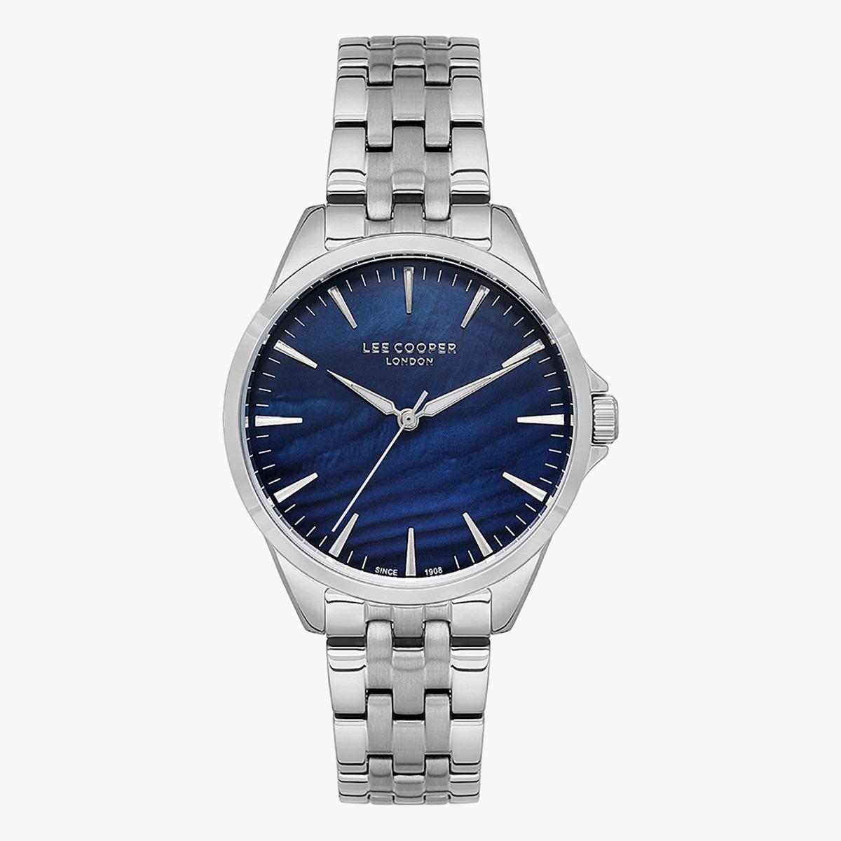 LC07120.390- راقب حزام معدن تناظرية بني للنساء لي كوبر-women-watchesandjewellery-watches-image-1