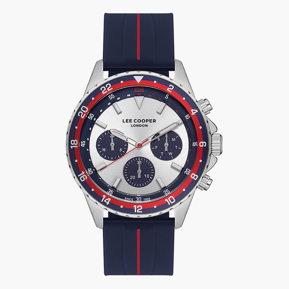 LC07210.339- راقب حزام سيليكون كرونوغراف أزرق ملك الرجال لي كوبر-men-watchesandjewellery-watches-image-1