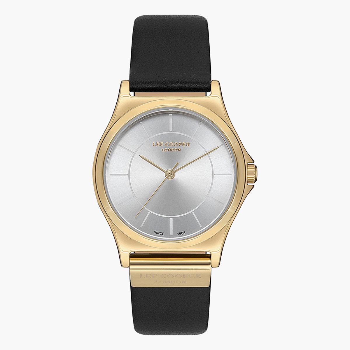 Lee Cooper Women's Black Analog Leather Strap Watch -LC07180.131-women-watchesandjewellery-watches-image-1