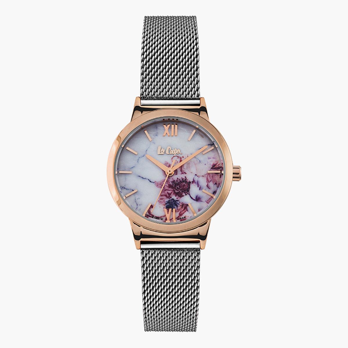 Lee Cooper Women's Silver Analog Metal Strap Watch -LC06666.530-women-watchesandjewellery-watches-image-1