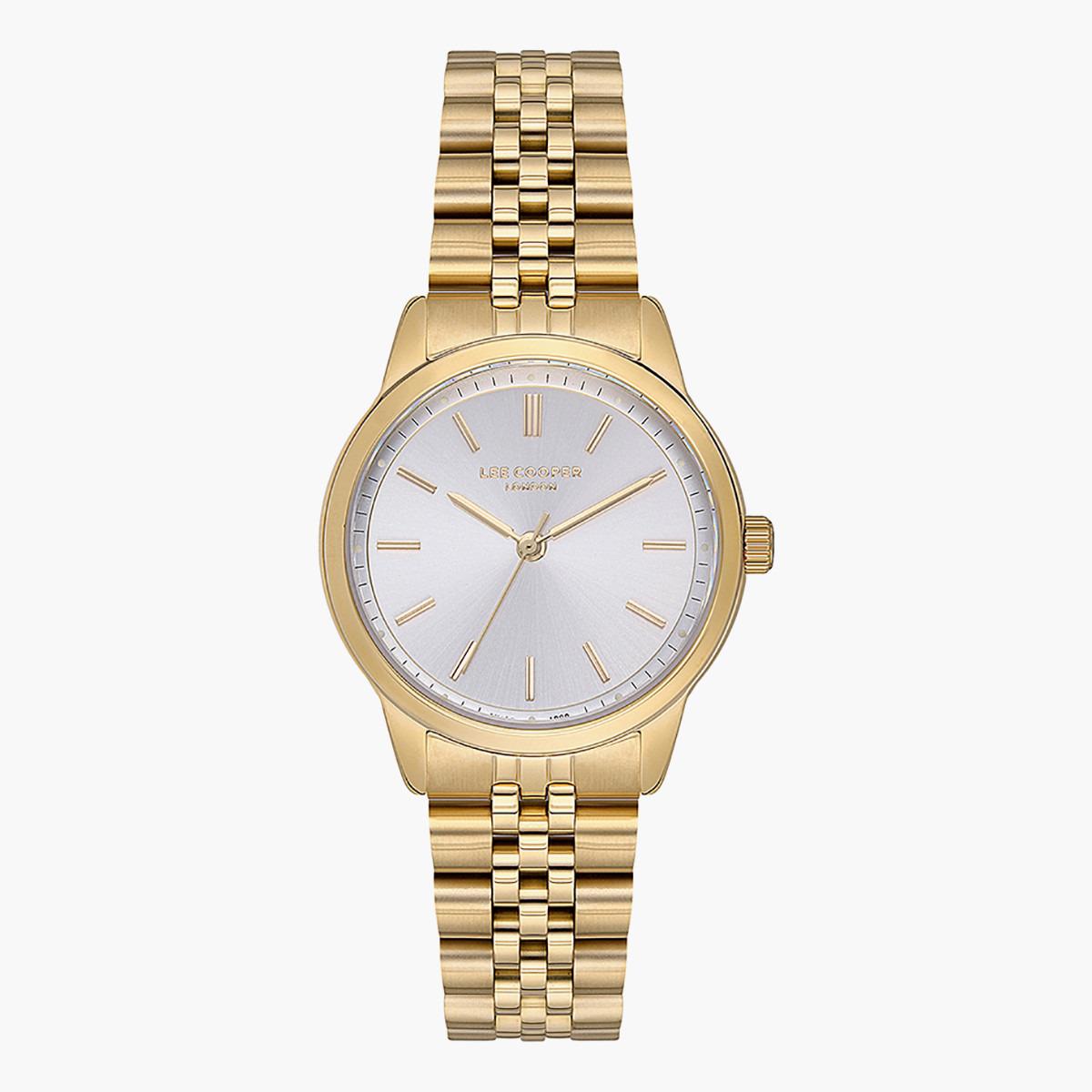 LC07144.130- راقب حزام معدن تناظرية ذهبي للنساء لي كوبر-women-watchesandjewellery-watches-image-1