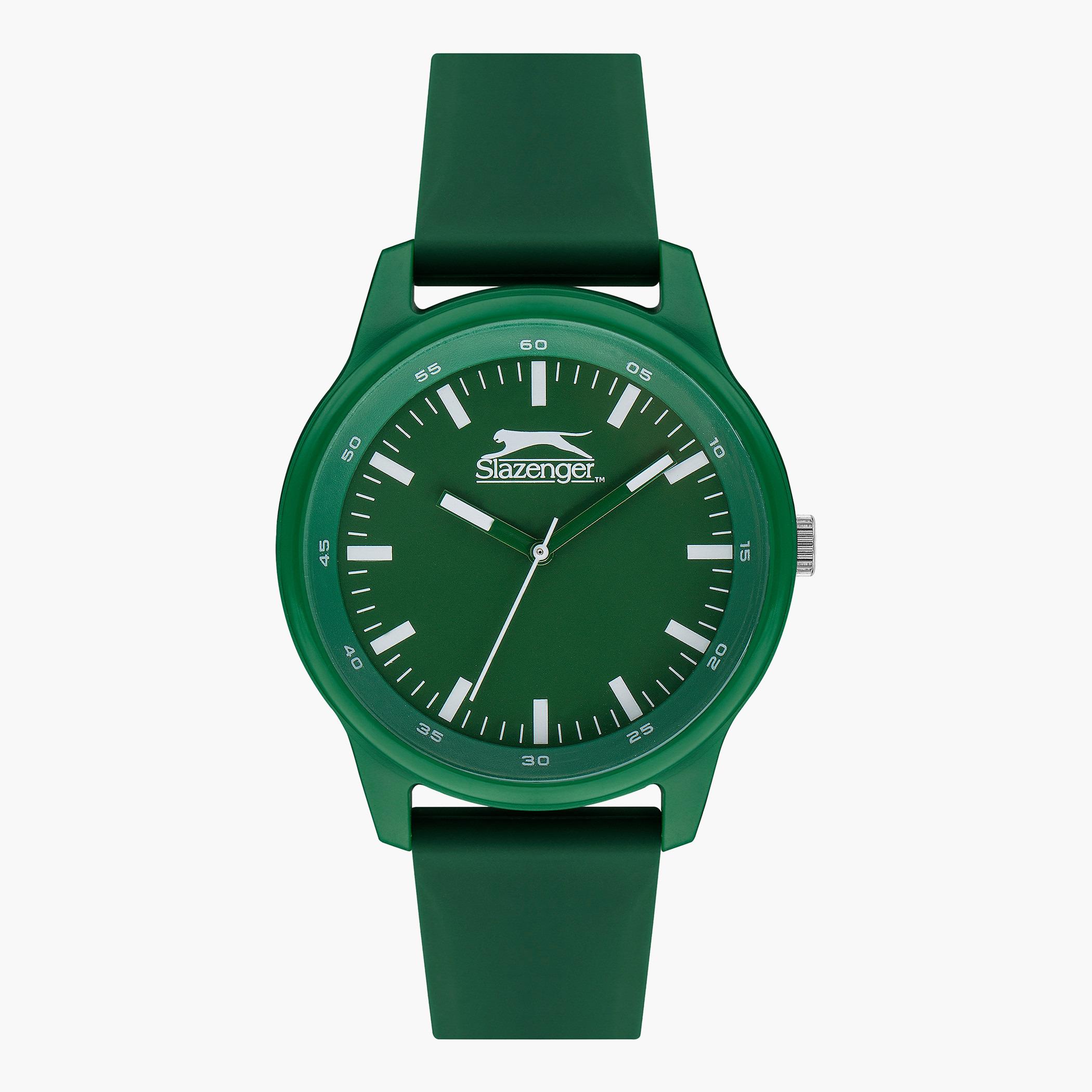 ساعة سلازنجر للجنسين بسوار سيليكون أخضر مع انالوج -SL.9.6368.1.05-men-watchesandjewellery-watches-image-1