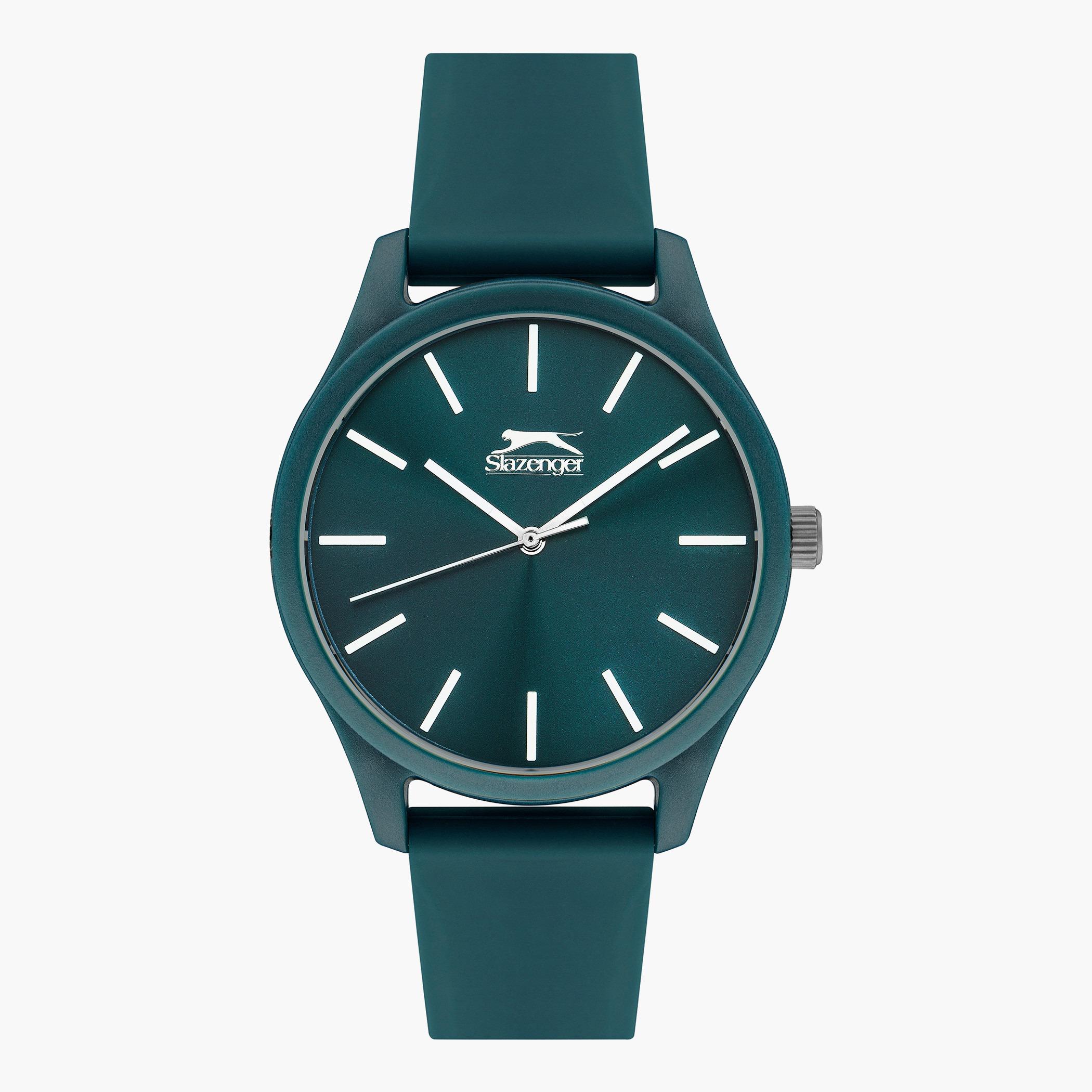 ساعة سلازنجر للجنسين بسوار سيليكون أخضر مع انالوج -SL.9.6369.1.03-men-watchesandjewellery-watches-image-1