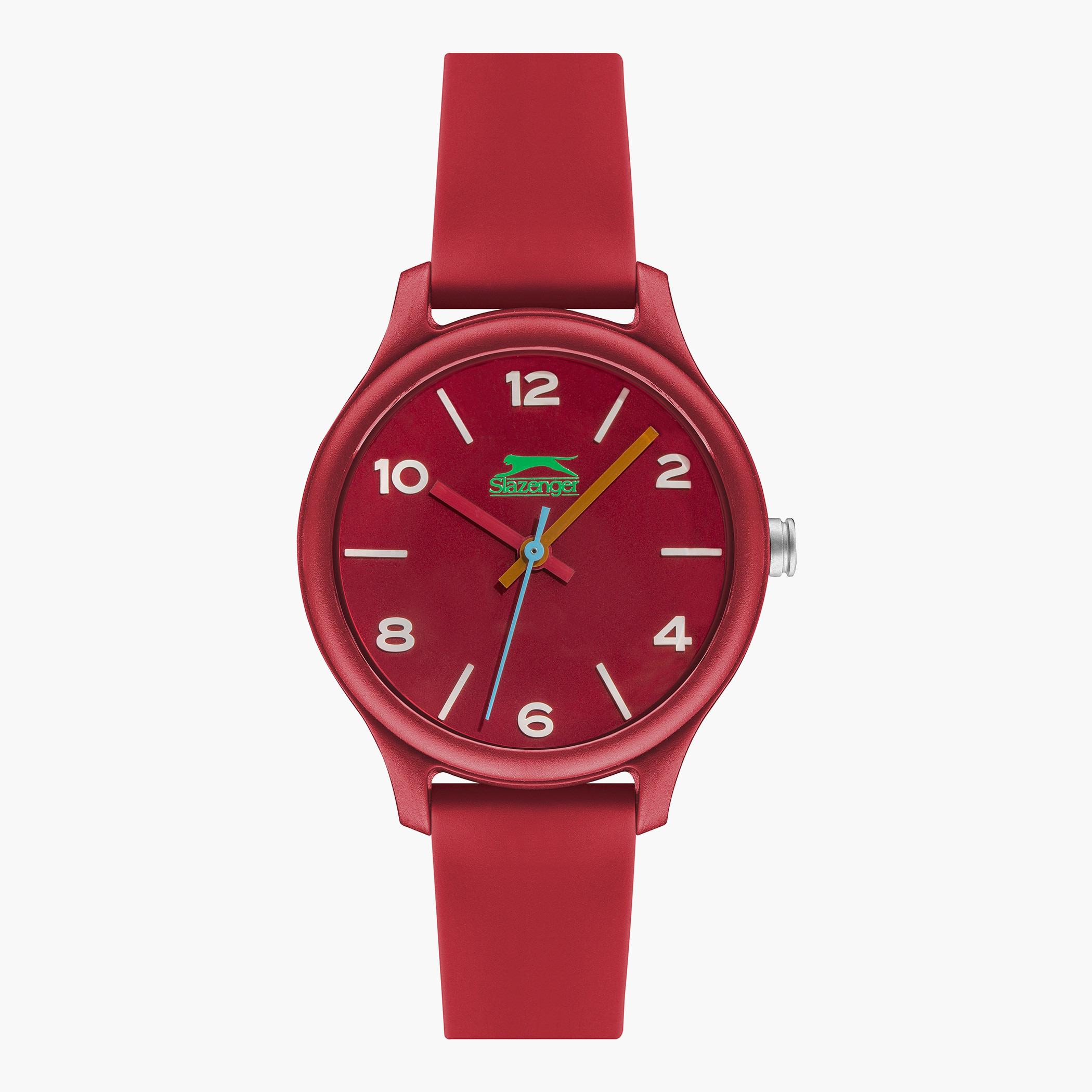 Slazenger Unisex Silicone Red Strap Analog Watch -SL.9.6371.3.04-men-watchesandjewellery-watches-image-1