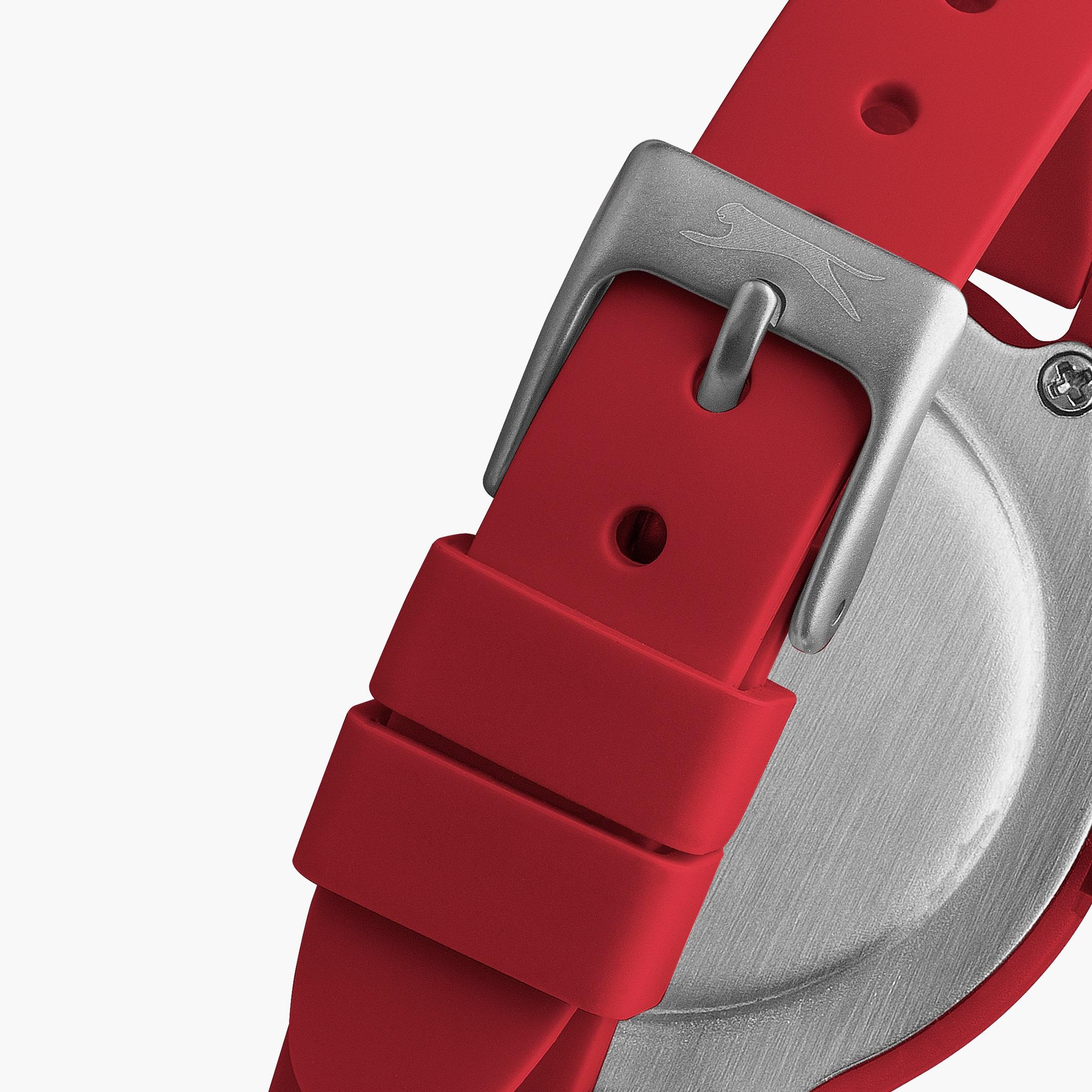 Slazenger Unisex Silicone Red Strap Analog Watch -SL.9.6371.3.04-men-watchesandjewellery-watches-image-3