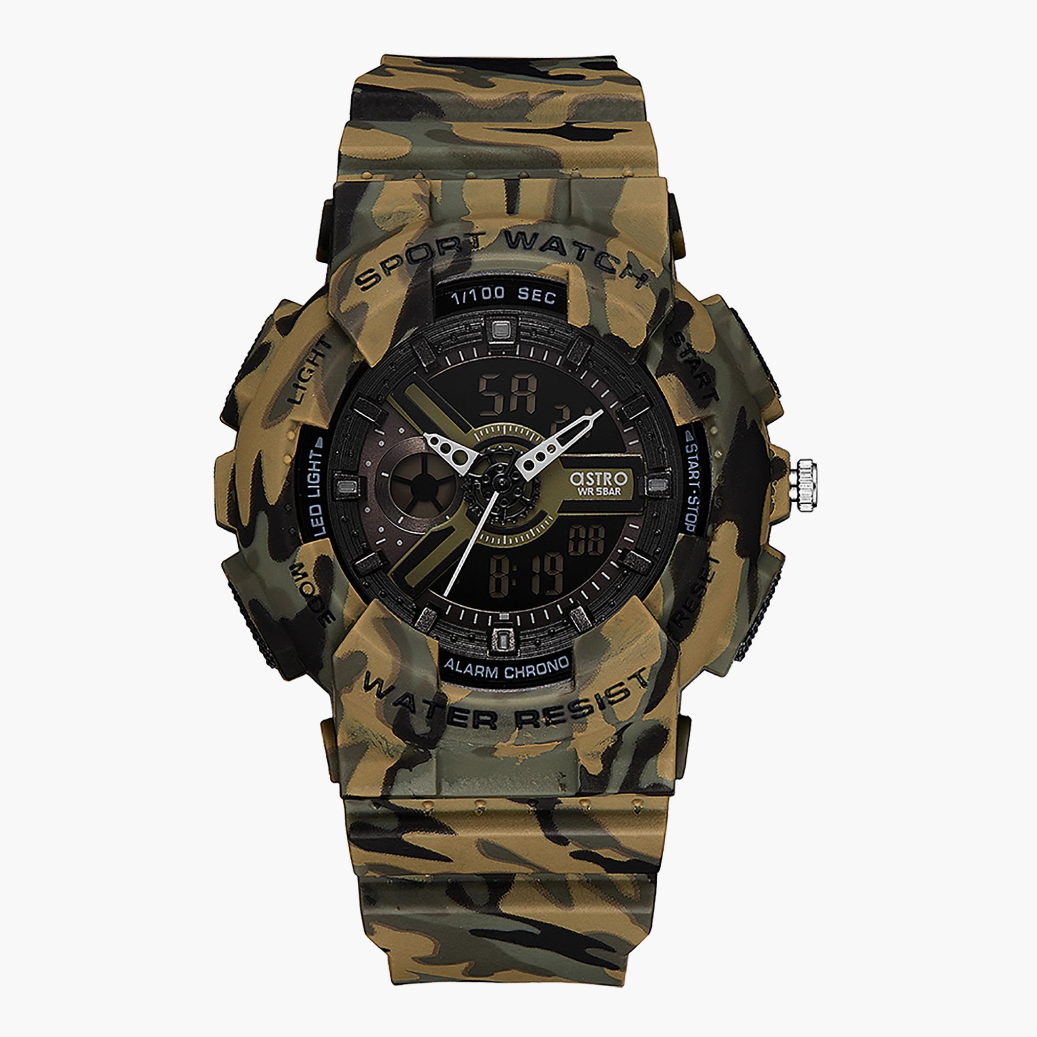 Astro Men Green Analog/Digital Polyurethane Strap Watch -A21805-PPHB-men-watchesandjewellery-watches-image-1