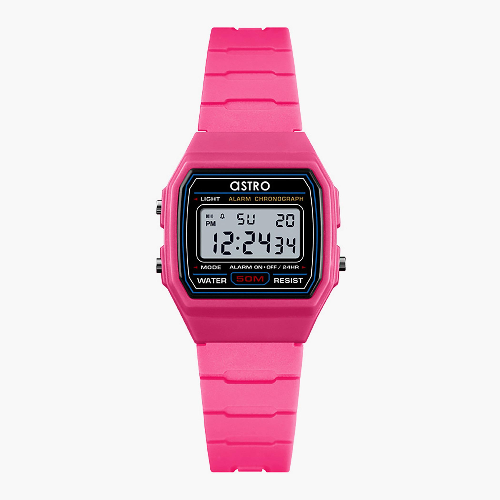 Astro Kid's Pink Digital Plastic Strap Watch -A9932-PPPS-girls-accessories-watches-image-1