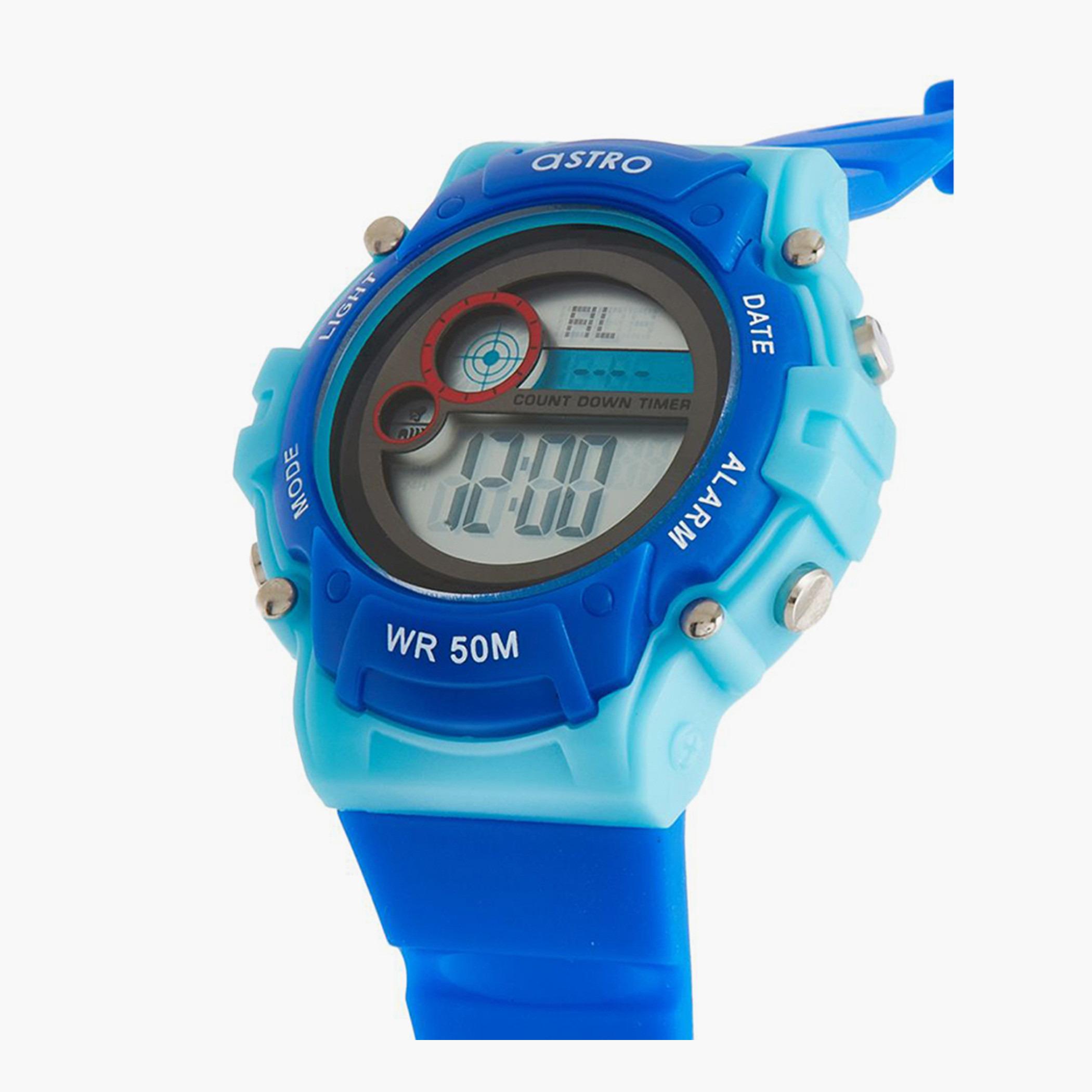 Astro Kid's Blue Digital Plastic Strap Watch -A9921-PPNB-girls-accessories-watches-image-2
