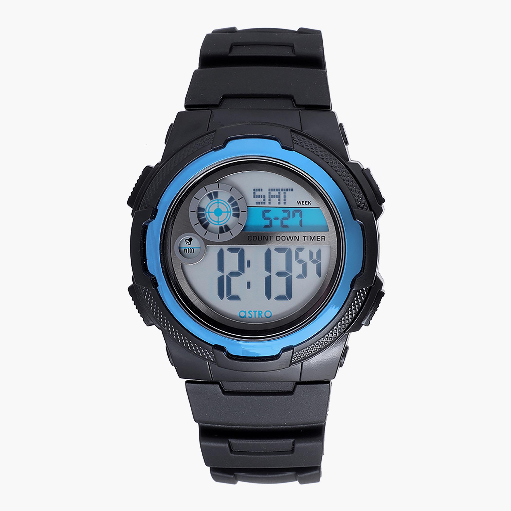 A9904-PPBBL- راقب حزام لدائن رقميّة أسود للرجال أسترو-men-watchesandjewellery-watches-image-1