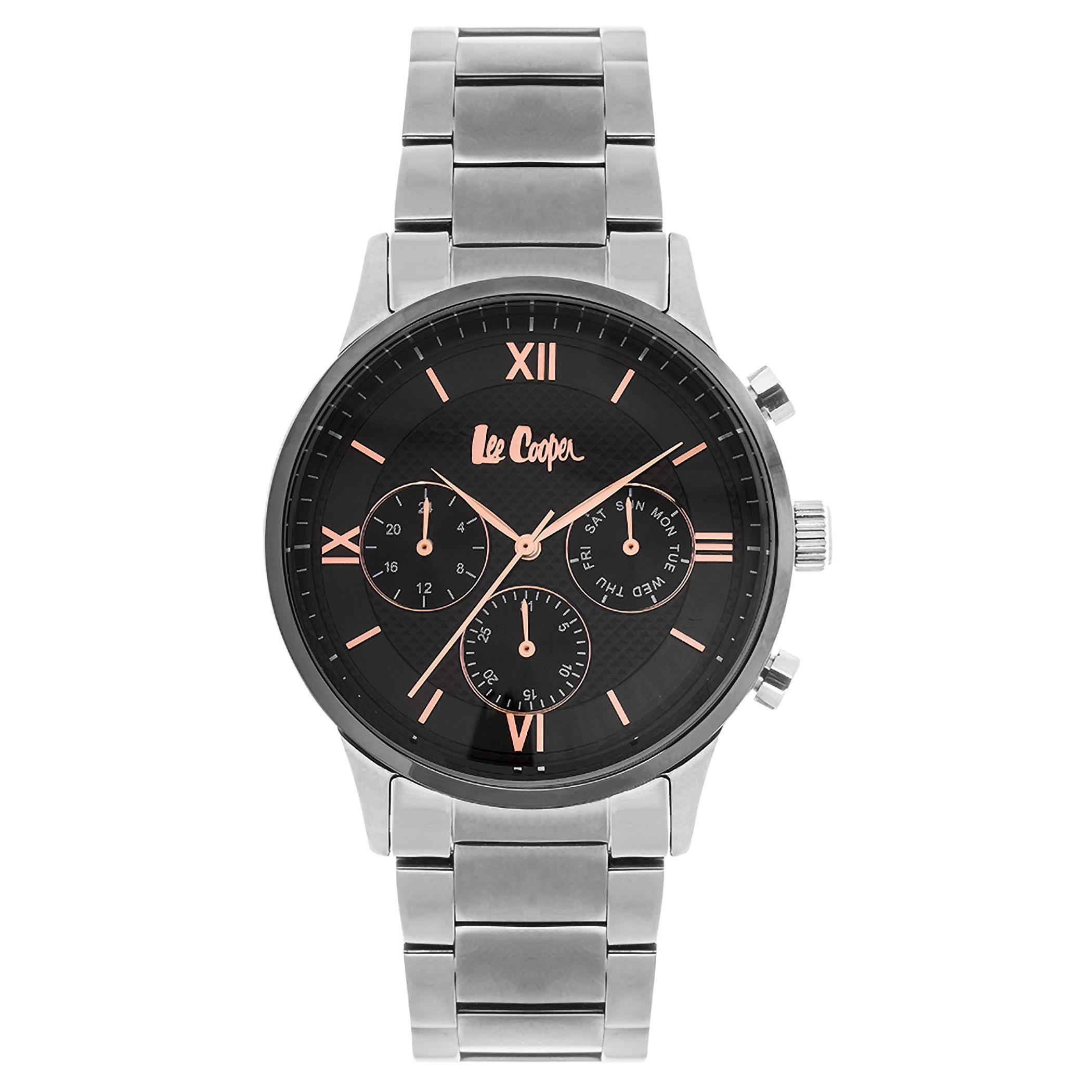 Lee Cooper Men Metal Silver Strap Chronograph Watch - LC06922.350-men-watchesandjewellery-watches-image-1