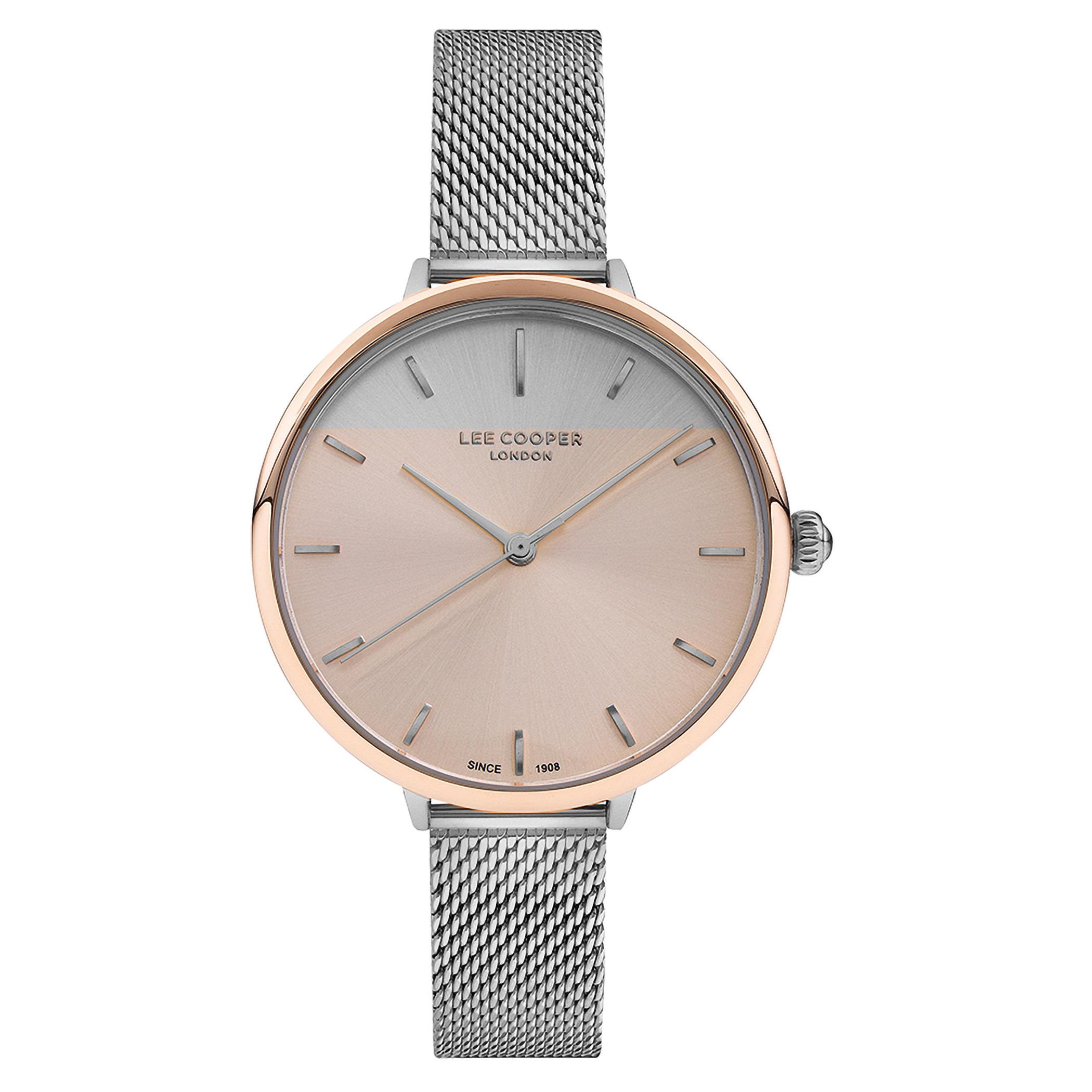 Lee Cooper Women Mesh Silver Strap Analog Watch - LC07021.530-women-watchesandjewellery-watches-image-1