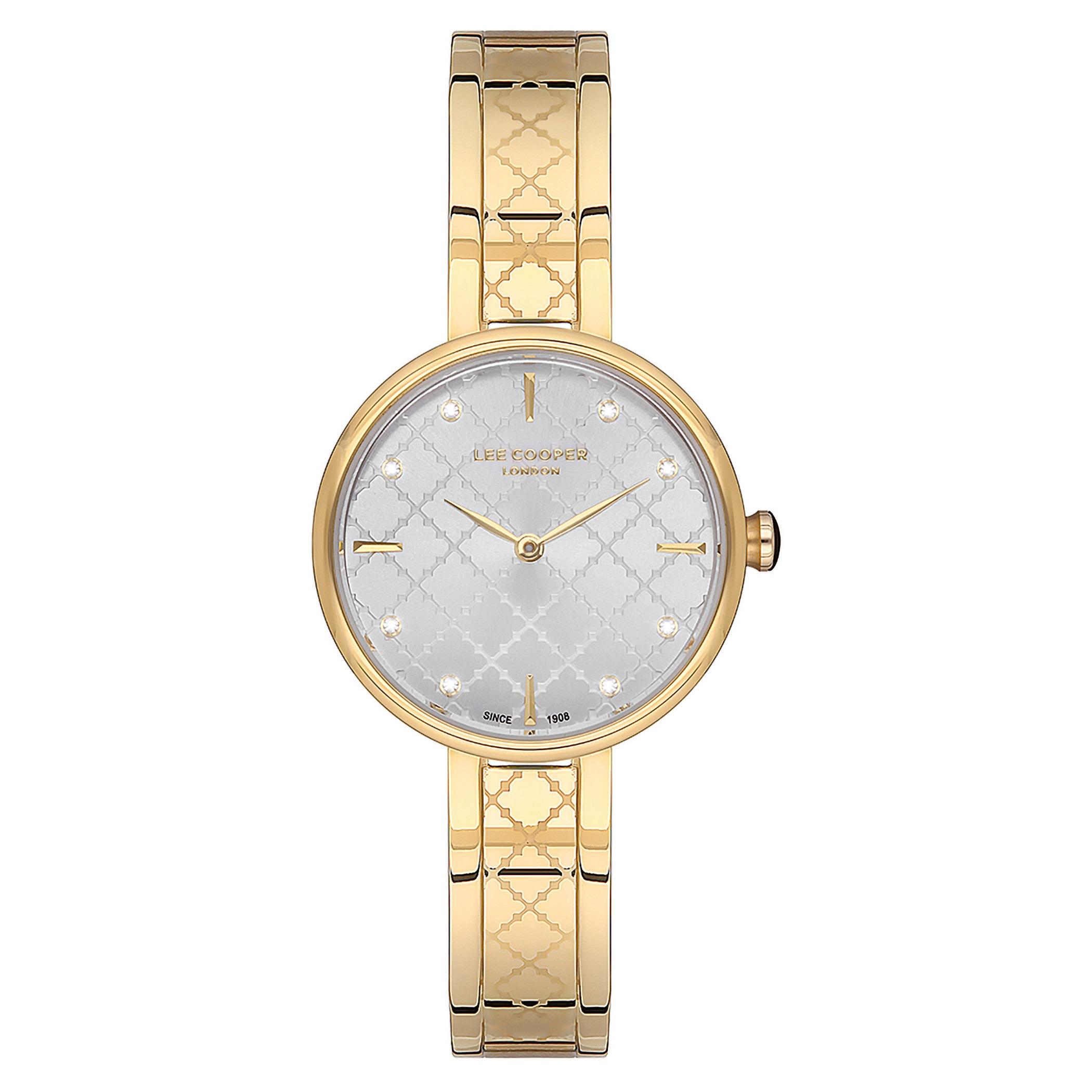 ساعة لي كوبر للنساء بسوار معدني ذهبي انالوج - LC07133.130-women-watchesandjewellery-watches-image-1