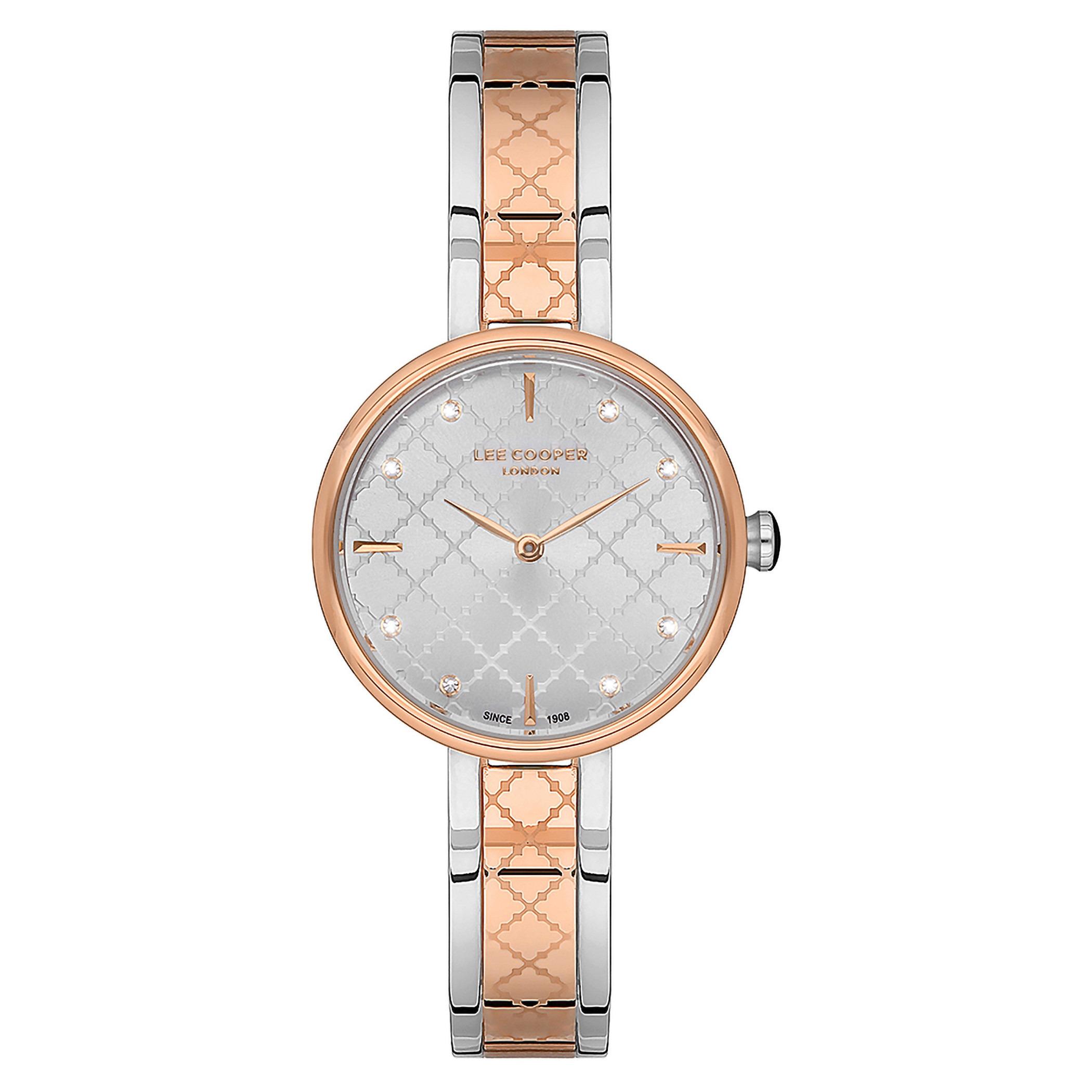 Lee Cooper Women Metal Silver & Rose Gold Strap Analog Watch - LC07133.520-women-watchesandjewellery-watches-image-1
