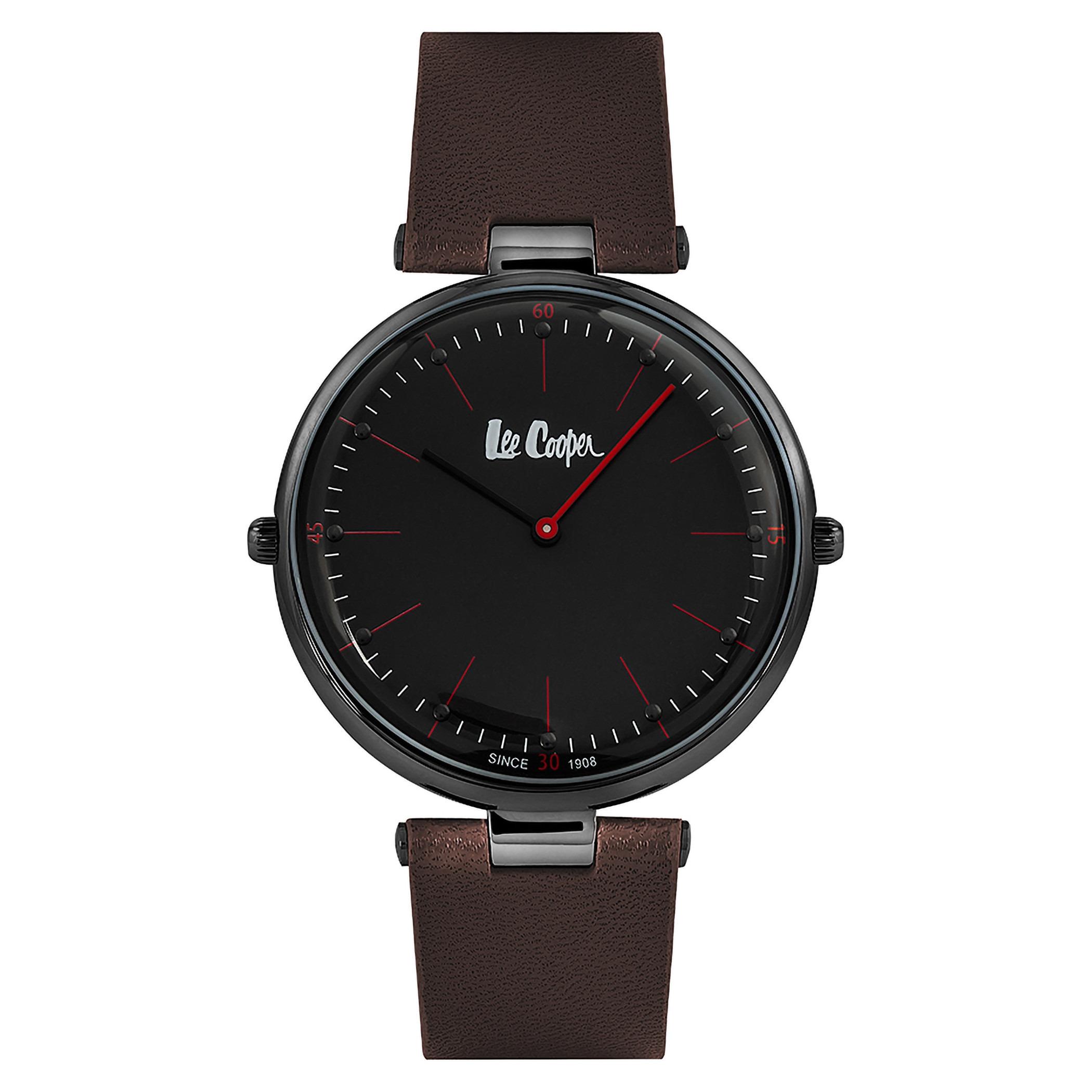 Lee Cooper Men Leather Brown Strap Analog Watch - LC06636.638-men-watchesandjewellery-watches-image-1