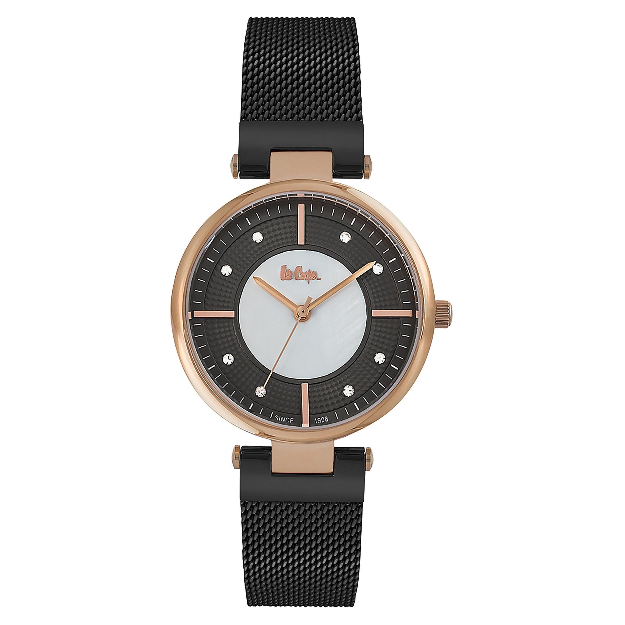 Lee Cooper Women Mesh Gun Metal Strap Analog Watch - LC06662.460-women-watchesandjewellery-watches-image-1