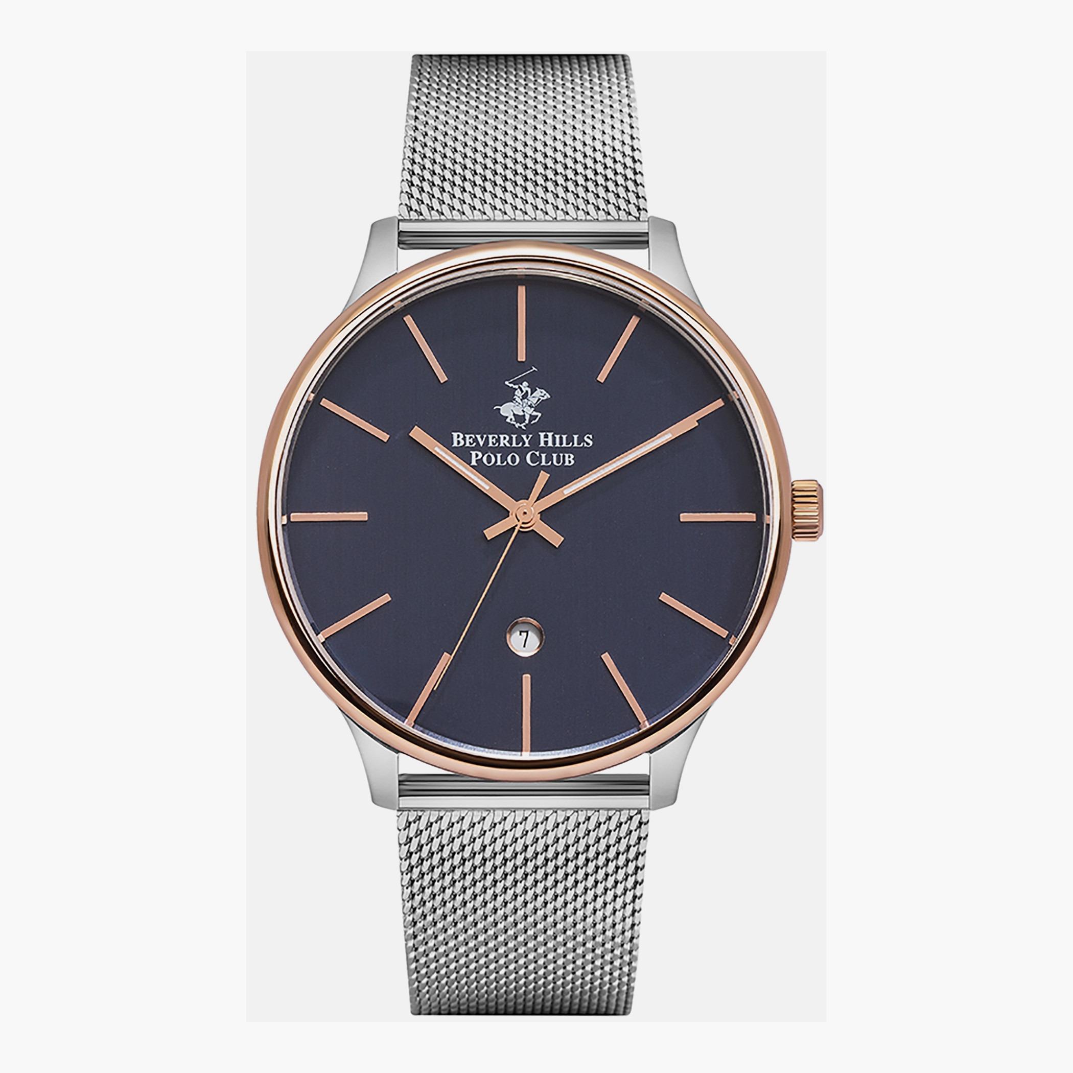 ساعة بيفرلي هيلز بولو كلوب للرجال بسوار فضي انالوج - BP3060X.590-men-watchesandjewellery-watches-image-1