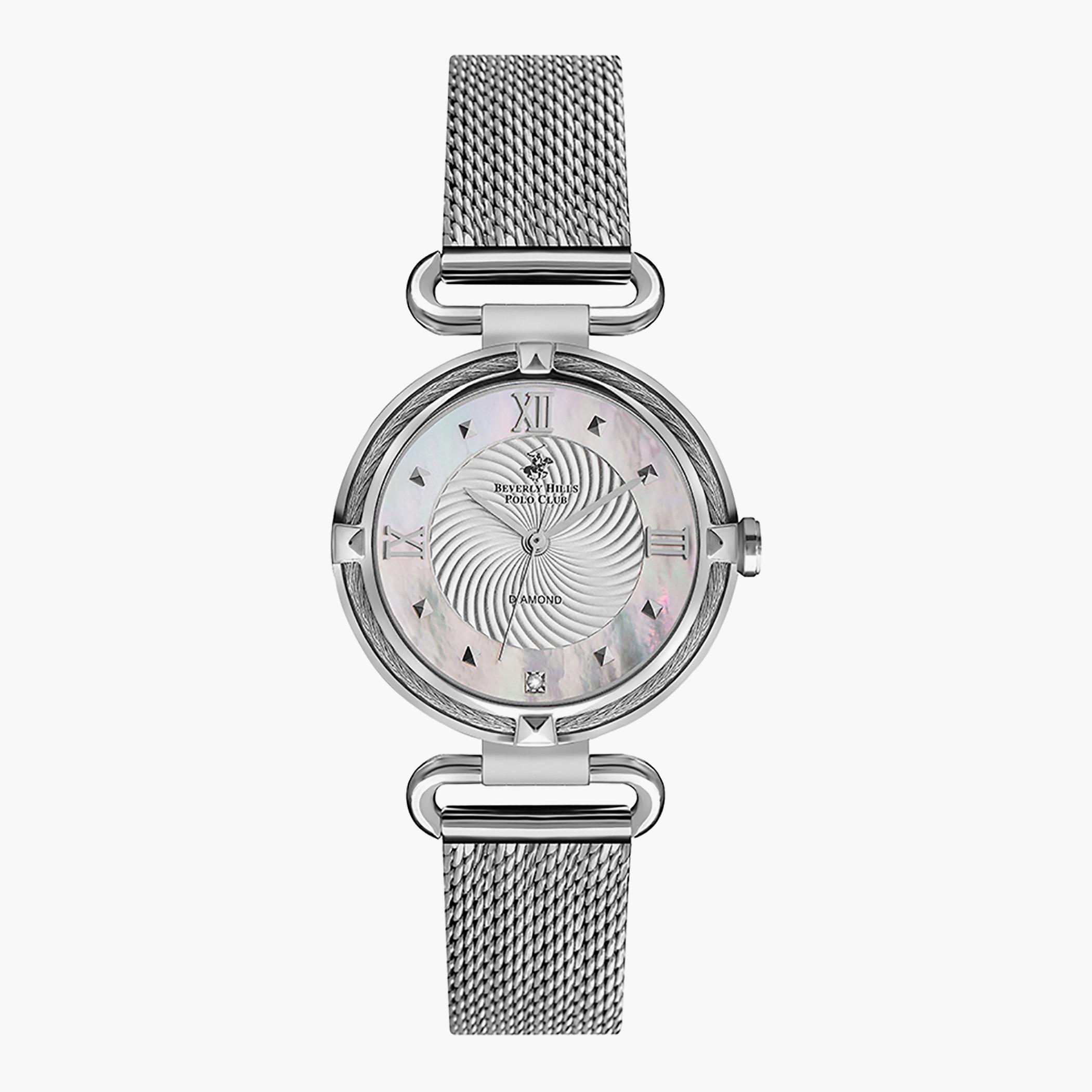 ساعة بيفرلي هيلز بولو كلوب للنساء بسوار فضي انالوج - BP3165X.320-women-watchesandjewellery-watches-image-1
