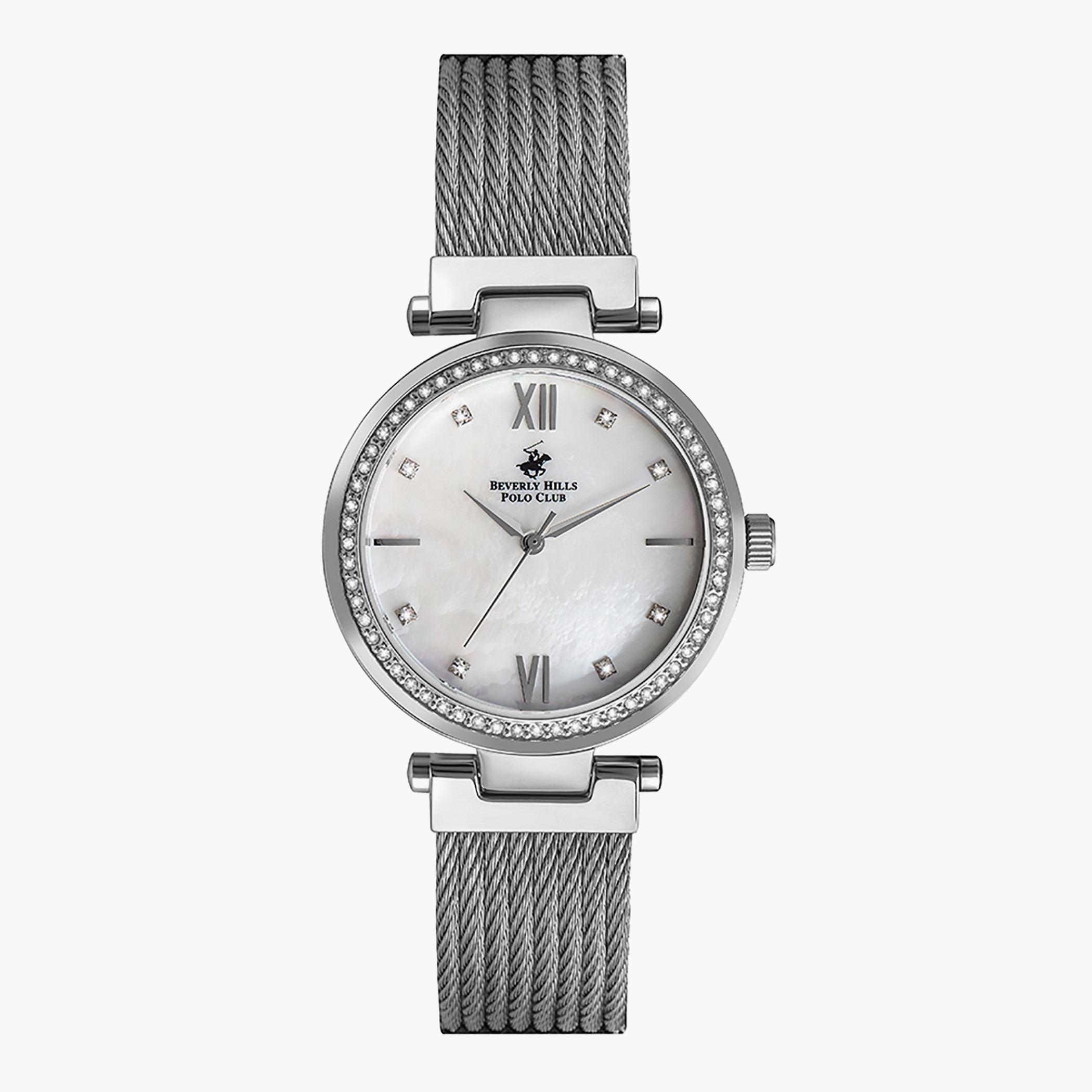 Beverly Hills Polo Club Women Silver Strap Analog Watch - BP3178C.320-women-watchesandjewellery-watches-image-1