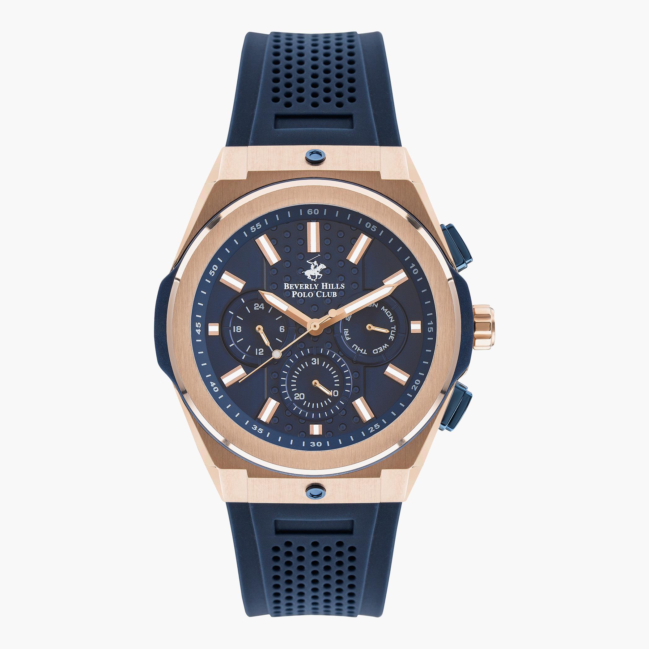 Beverly Hills Polo Club Men Blue Strap Chronograph Watch - BP3206X.999-men-watchesandjewellery-watches-image-1