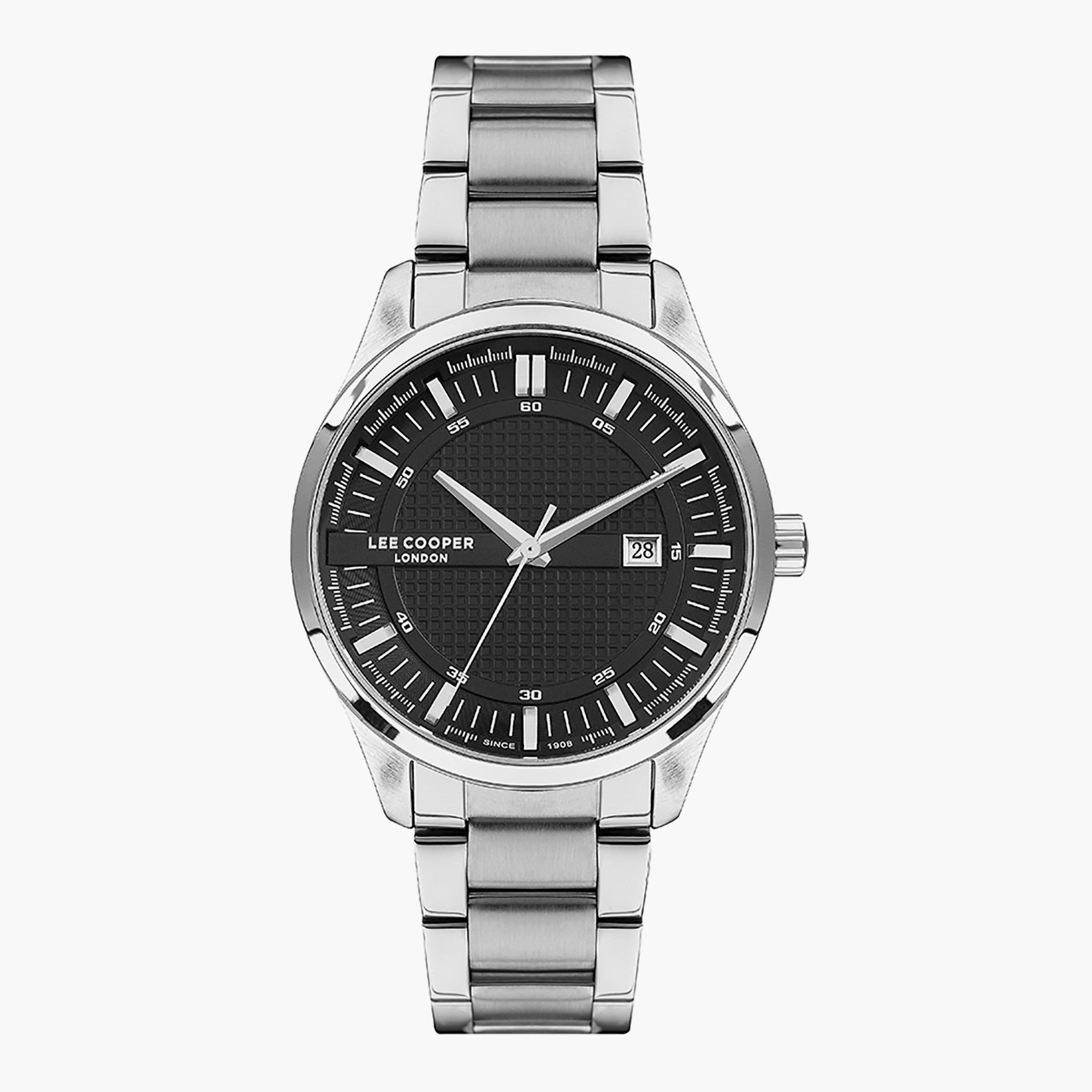 LC07270.350- راقب حزام معدن تناظرية بني ملك الرجال لي كوبر-men-watchesandjewellery-watches-image-1