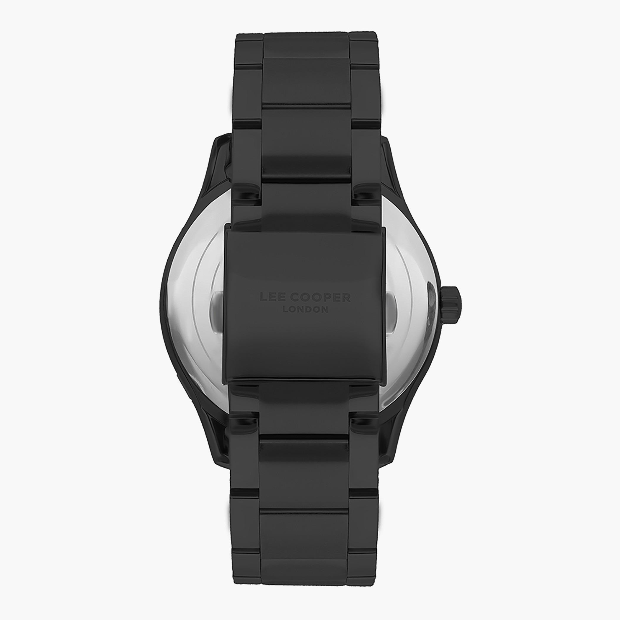 LC07270.650- راقب حزام شبكة تناظرية أسود ملك الرجال لي كوبر-men-watchesandjewellery-watches-image-3