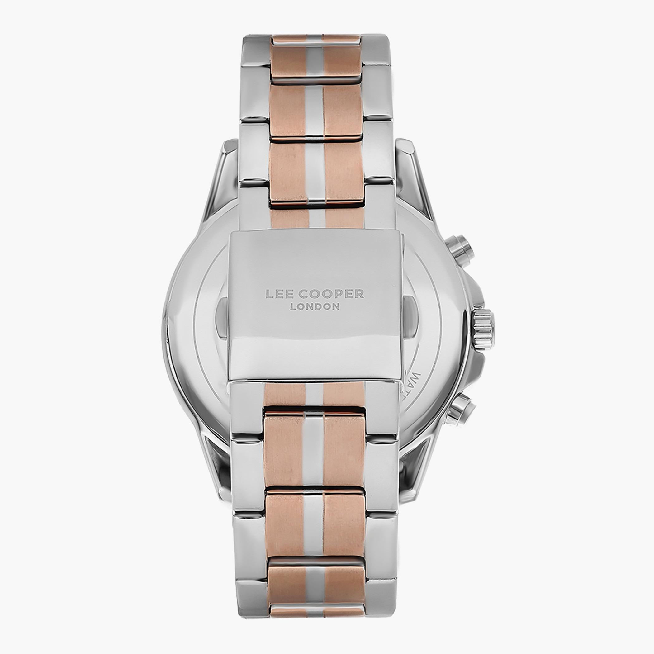 LC07277.550- راقب حزام معدن كرونوغراف الفضة والذهب ملك الرجال لي كوبر-men-watchesandjewellery-watches-image-3