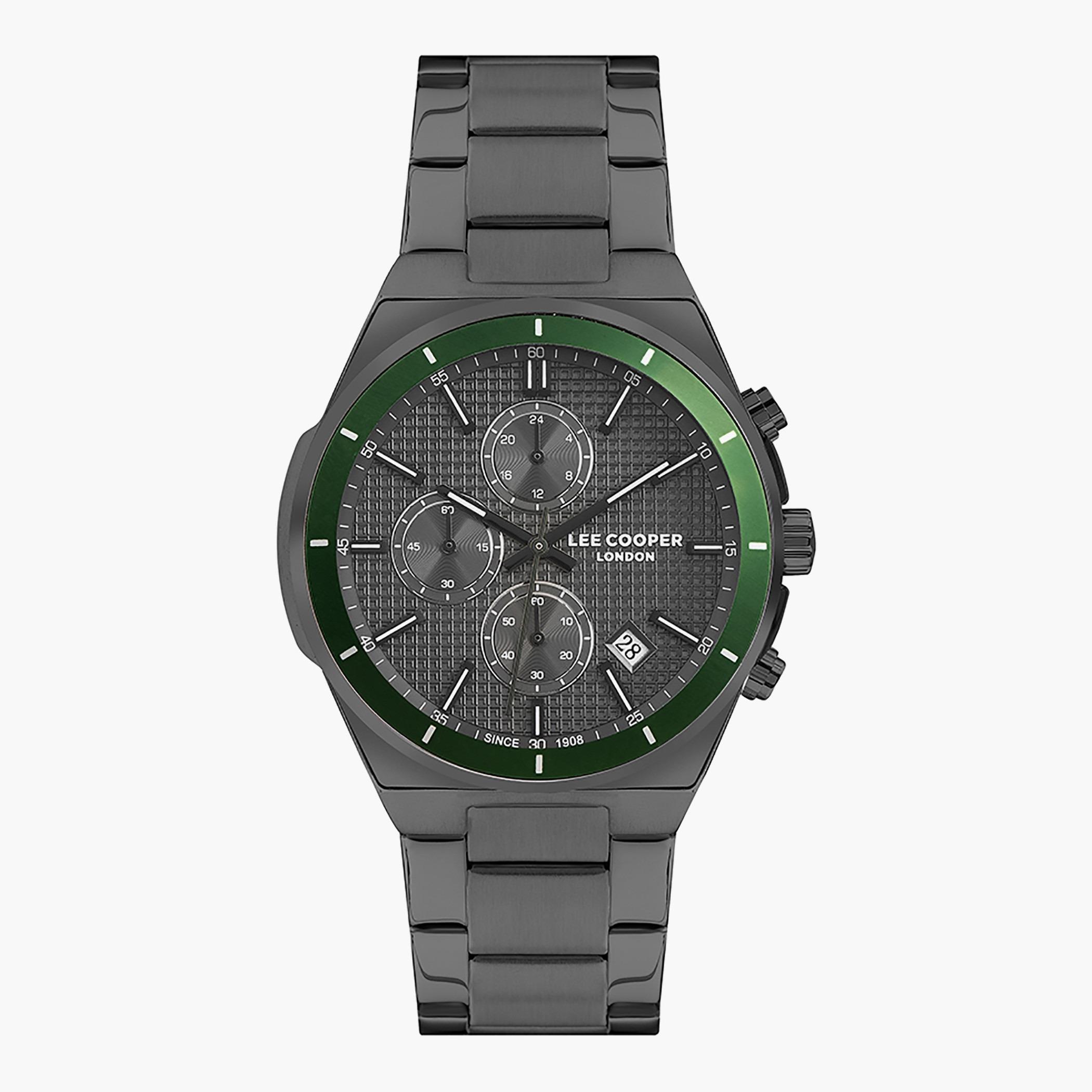 LC07279.060- راقب حزام معدن كرونوغراف بندقية معدنية ملك الرجال لي كوبر-men-watchesandjewellery-watches-image-1