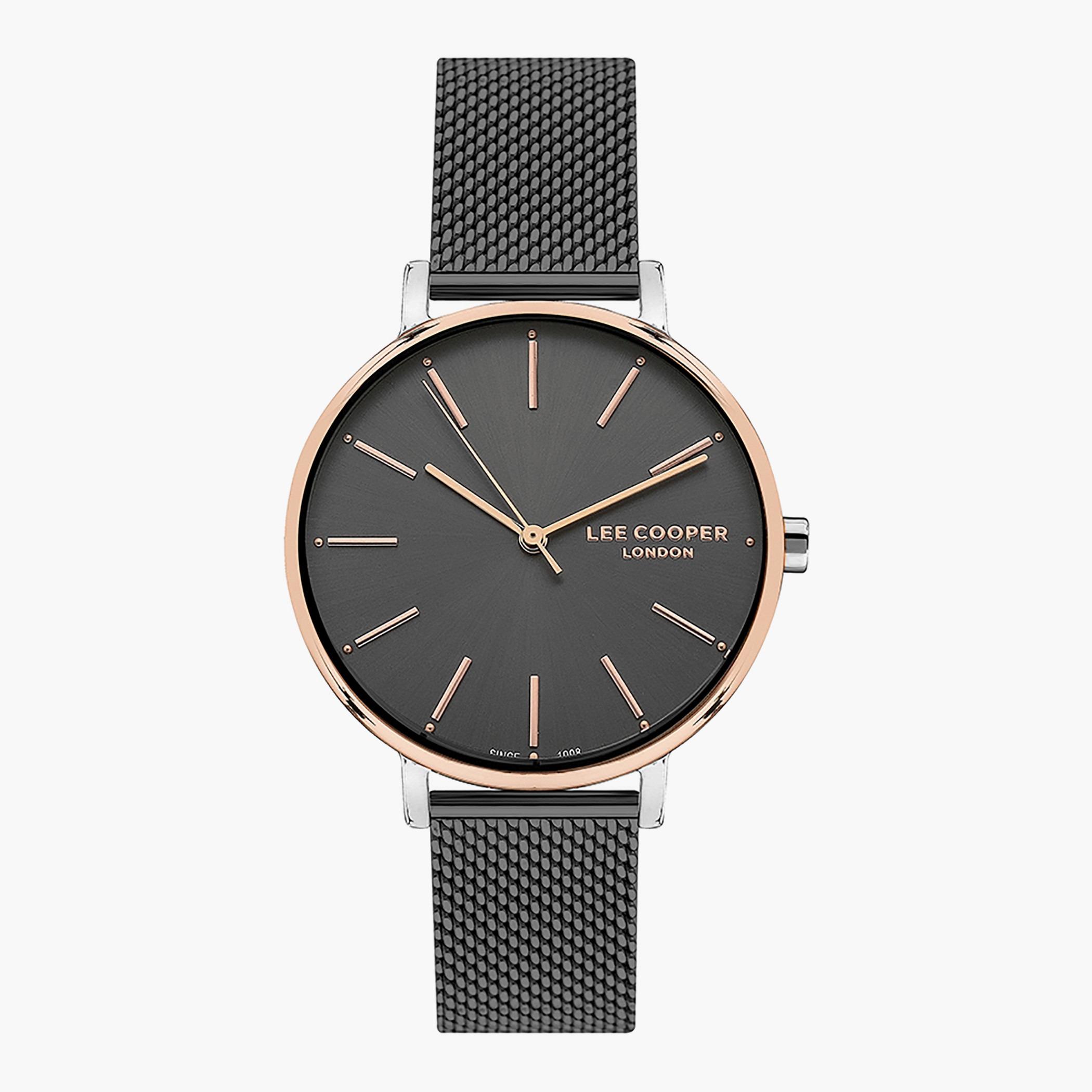 Lee Cooper Women Mesh Gun Metal Strap Analog Watch - LC07249.560-women-watchesandjewellery-watches-image-1
