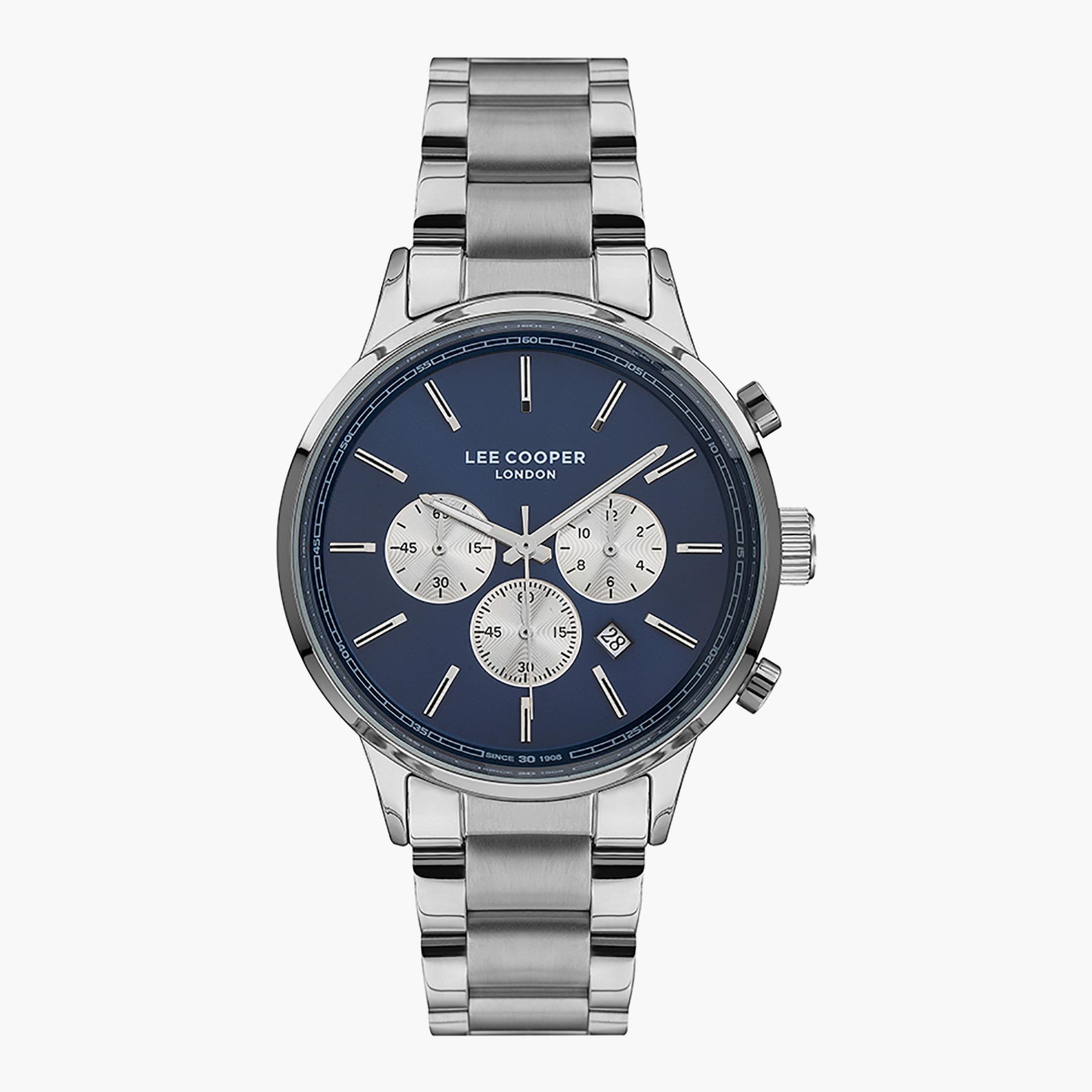 Lee Cooper Men Metal Silver Strap Chronograph Watch - LC07276.330-men-watchesandjewellery-watches-image-1