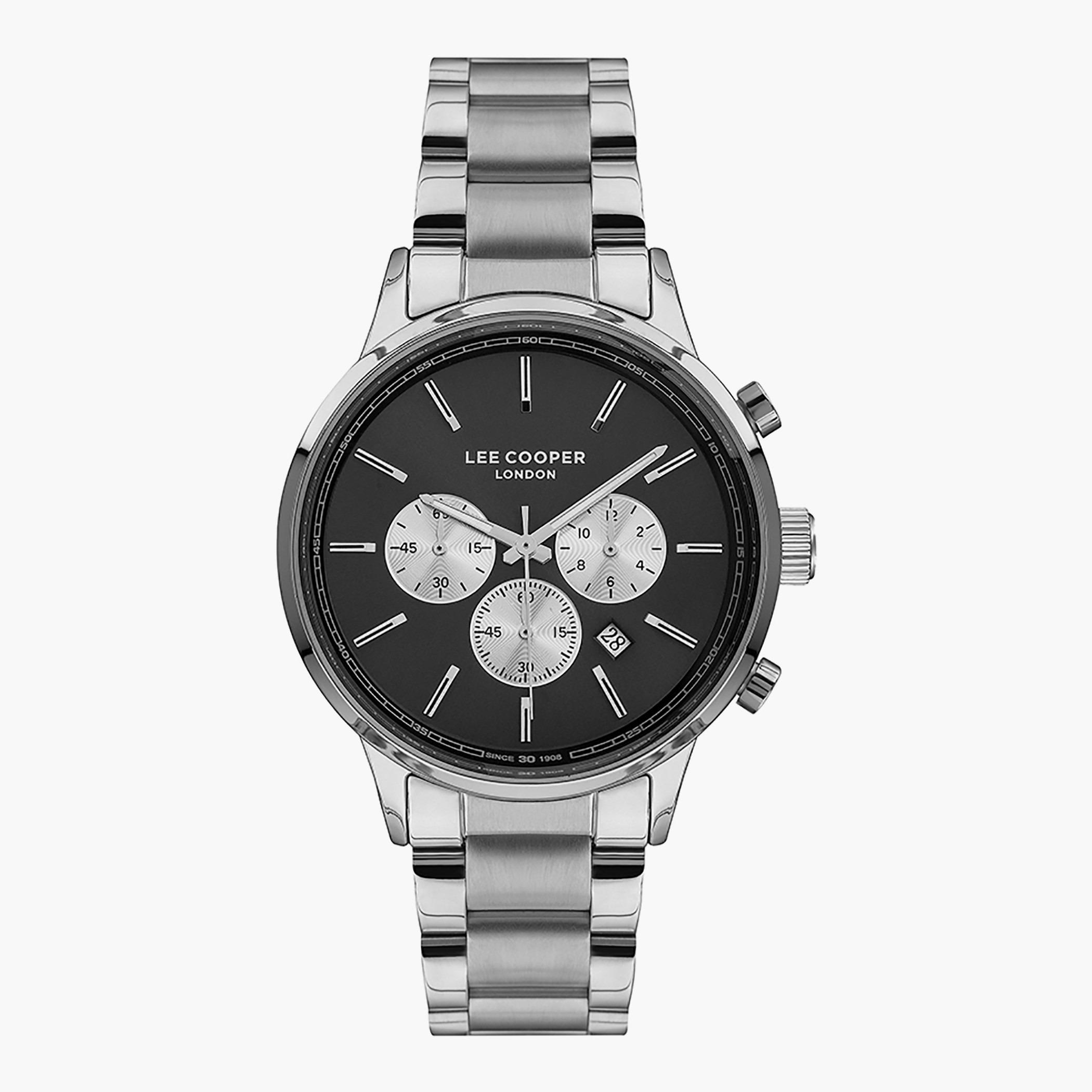 Lee Cooper Men Metal Silver Strap Chronograph Watch - LC07276.350-men-watchesandjewellery-watches-image-1